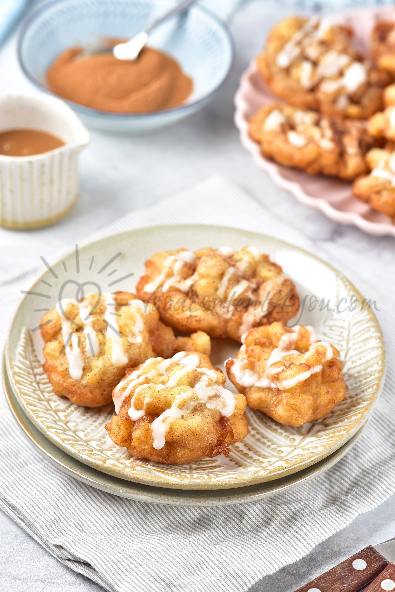 Apple Fritters - Set 4 of 5