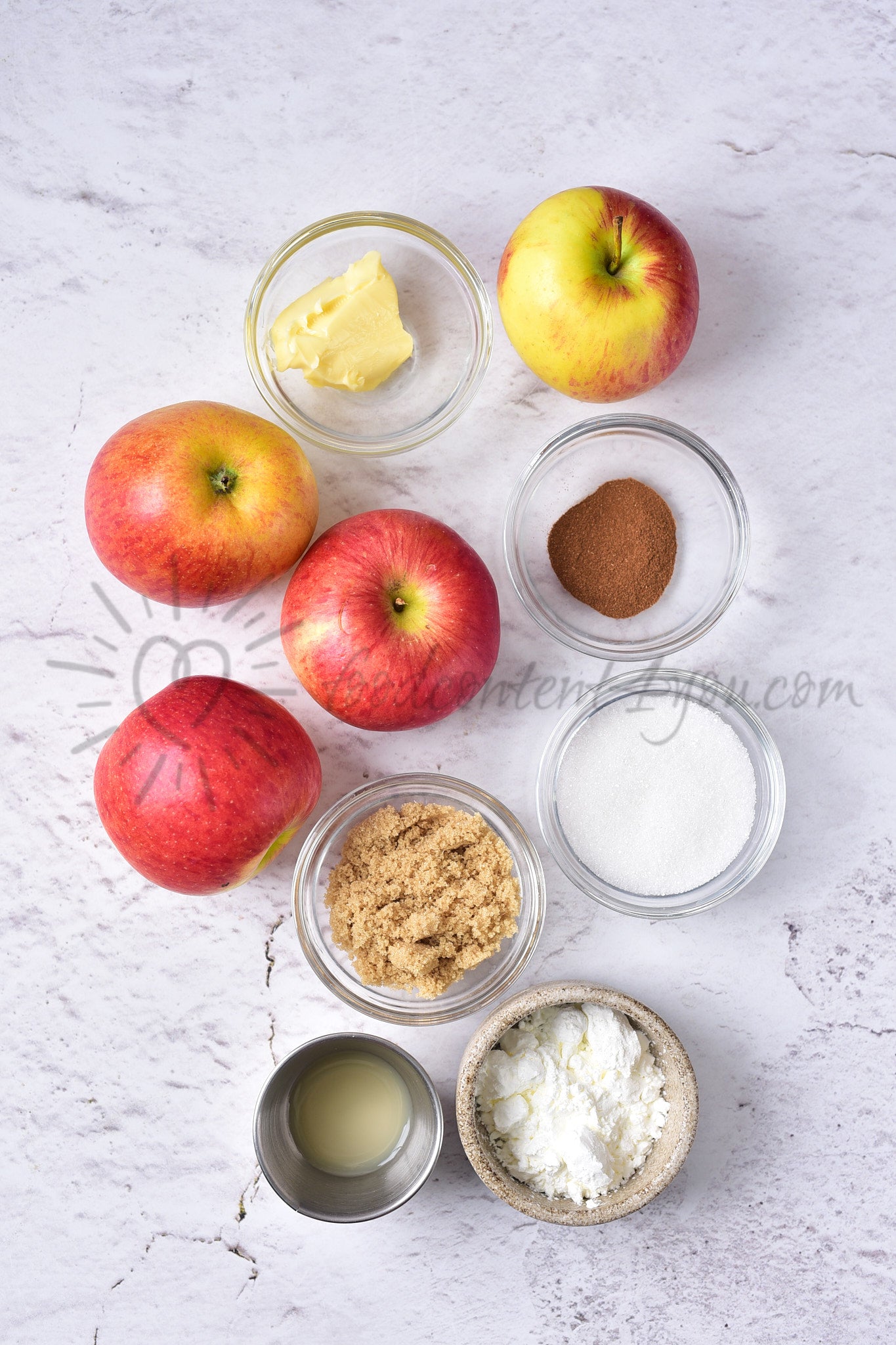 Apple Pie Filling - Set 4 of 5
