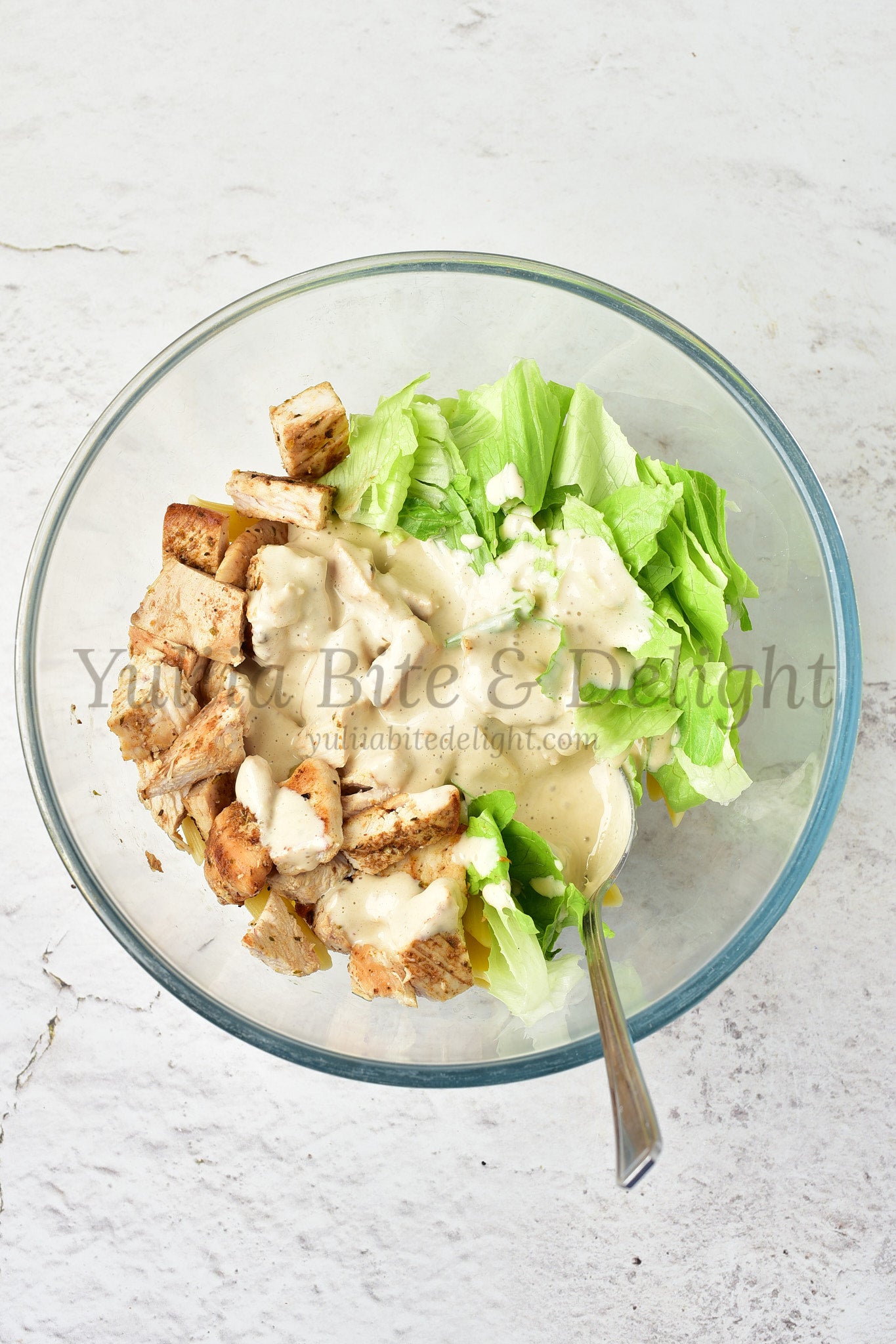 Chicken Caesar Pasta Salad - Set 3 of 5