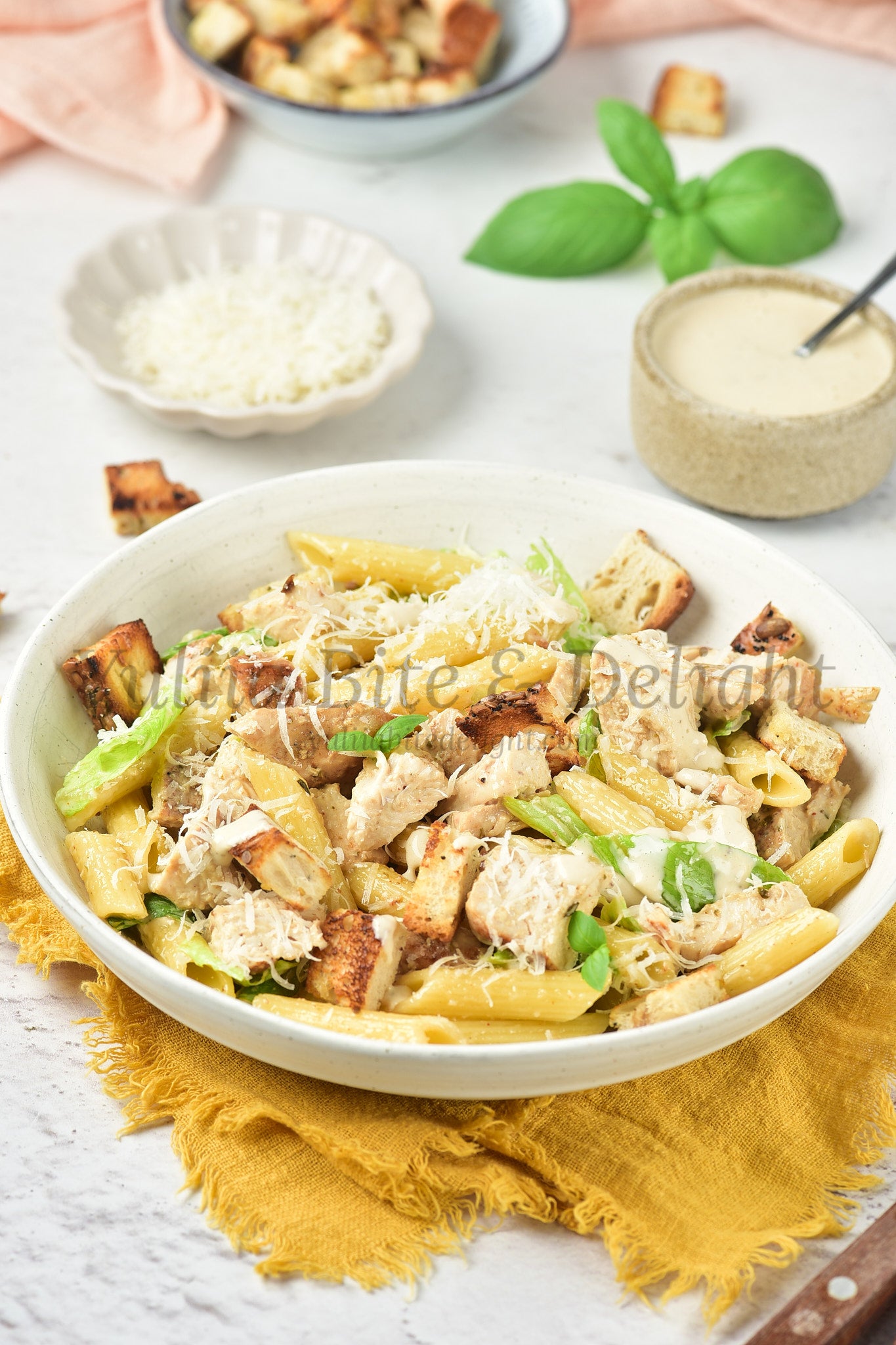 Chicken Caesar Pasta Salad - Set 1 of 5