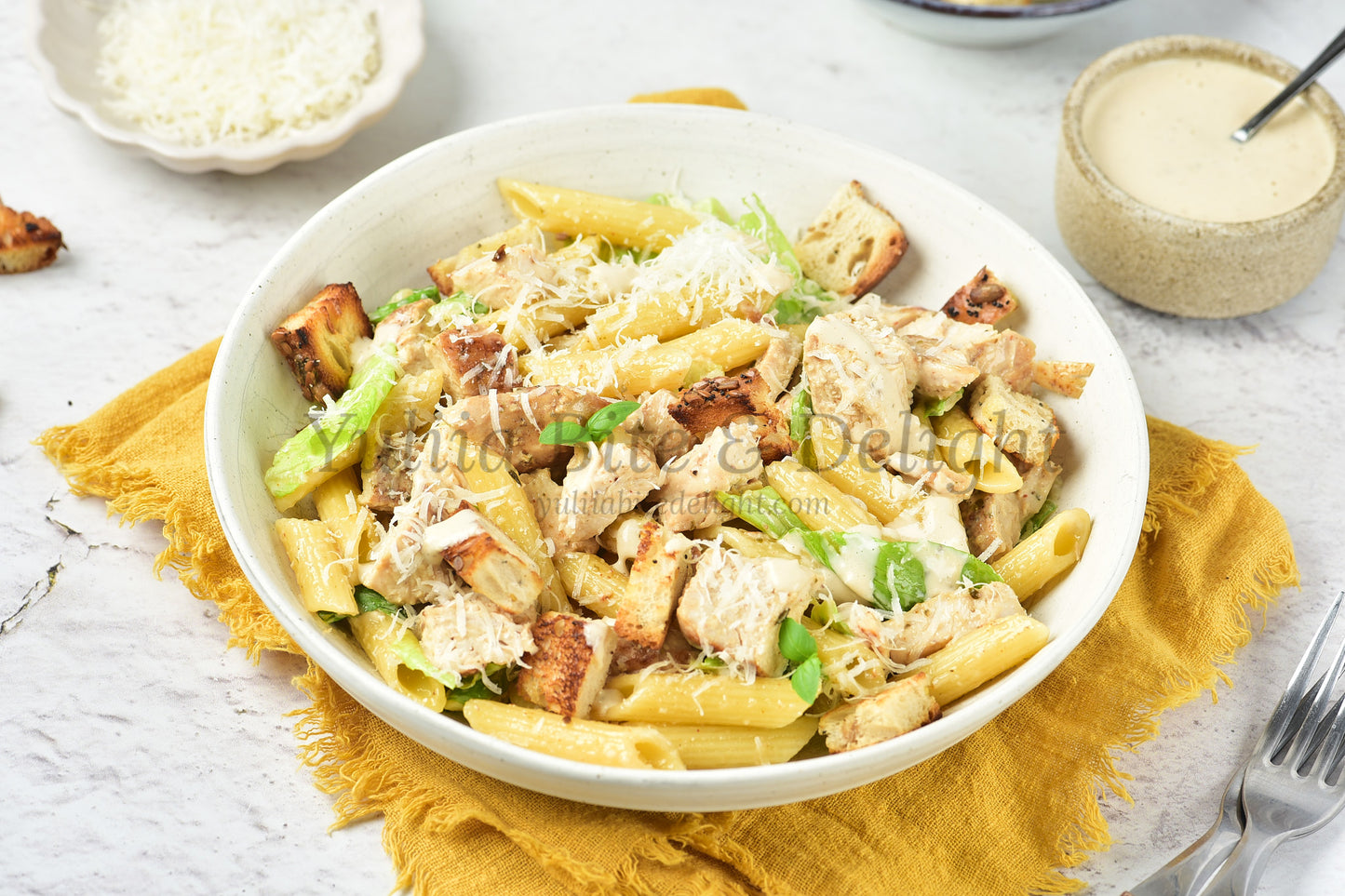 Chicken Caesar Pasta Salad - Set 1 of 5