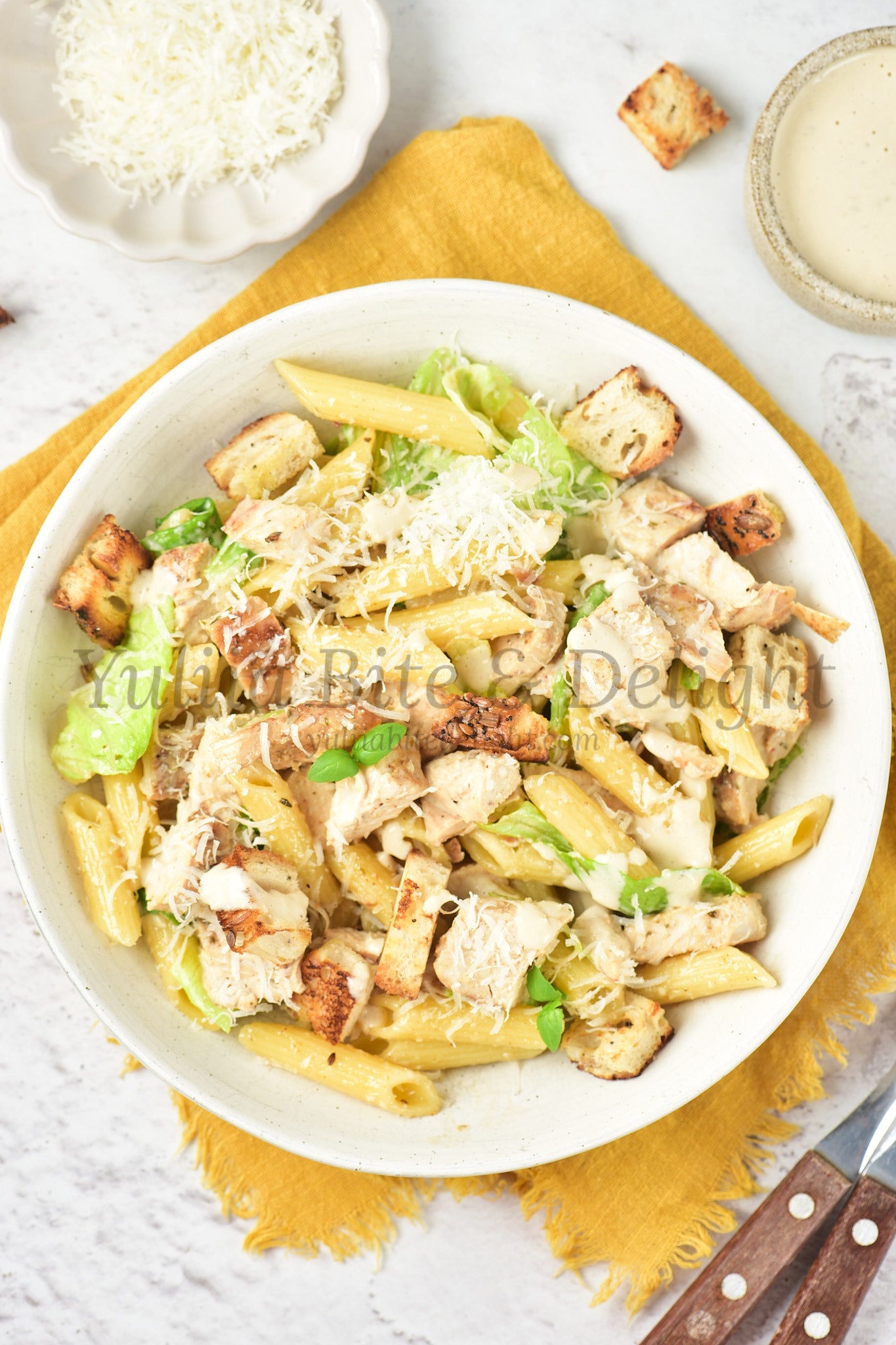 Chicken Caesar Pasta Salad - Set 1 of 5