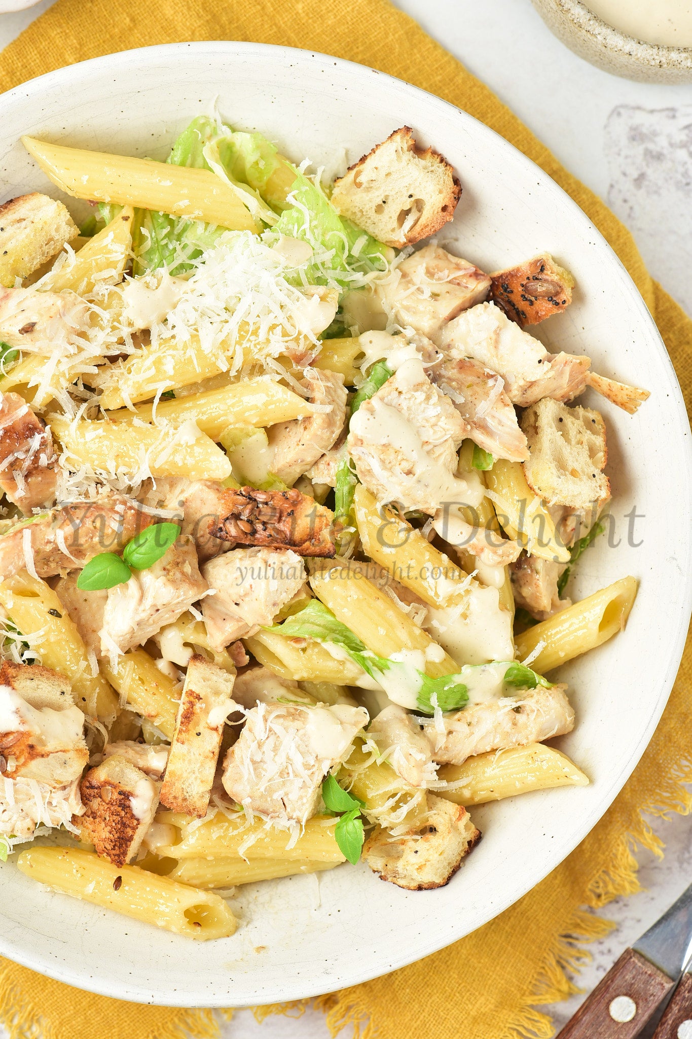 Chicken Caesar Pasta Salad - Set 1 of 5