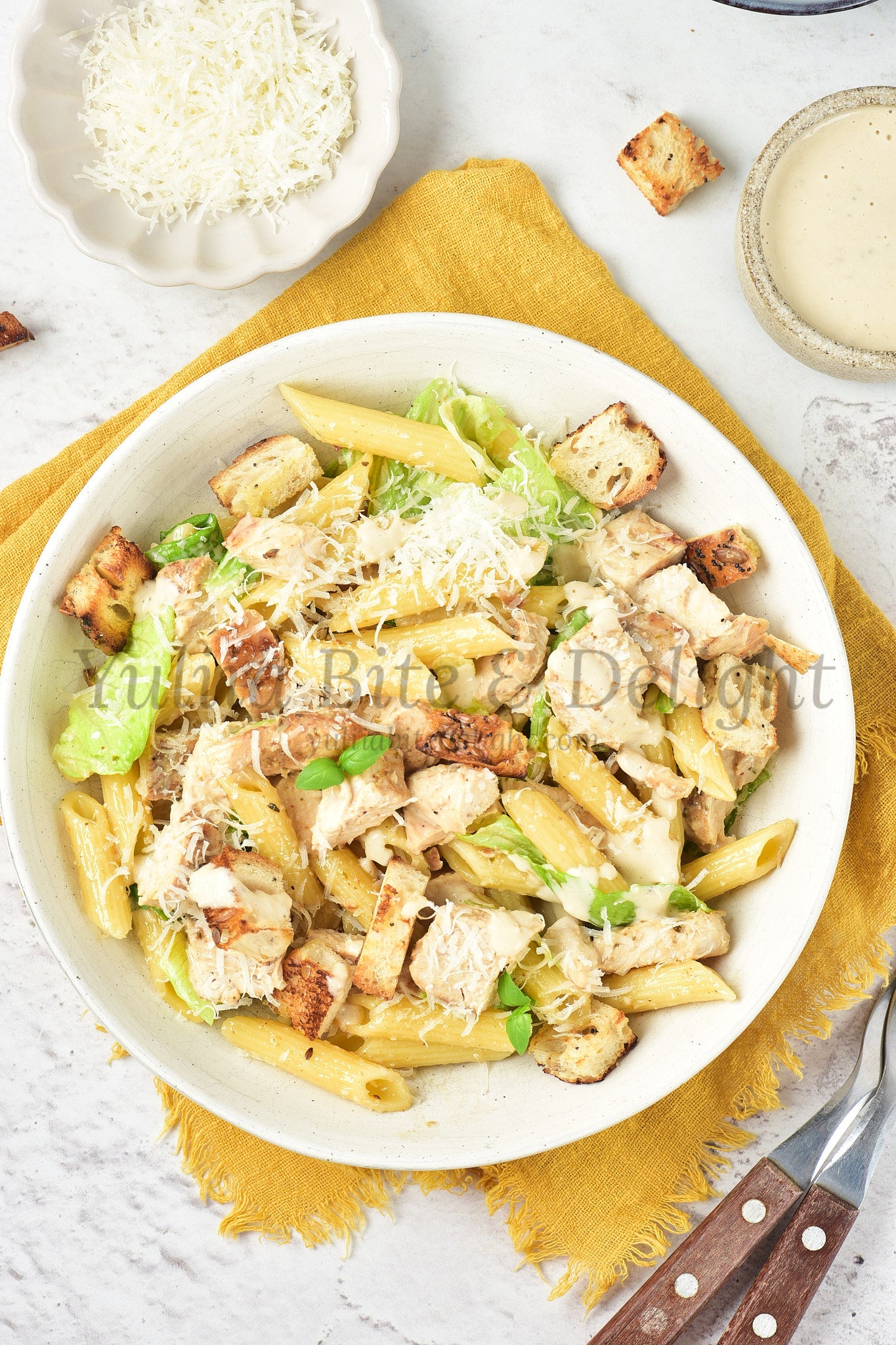 Chicken Caesar Pasta Salad - Set 1 of 5