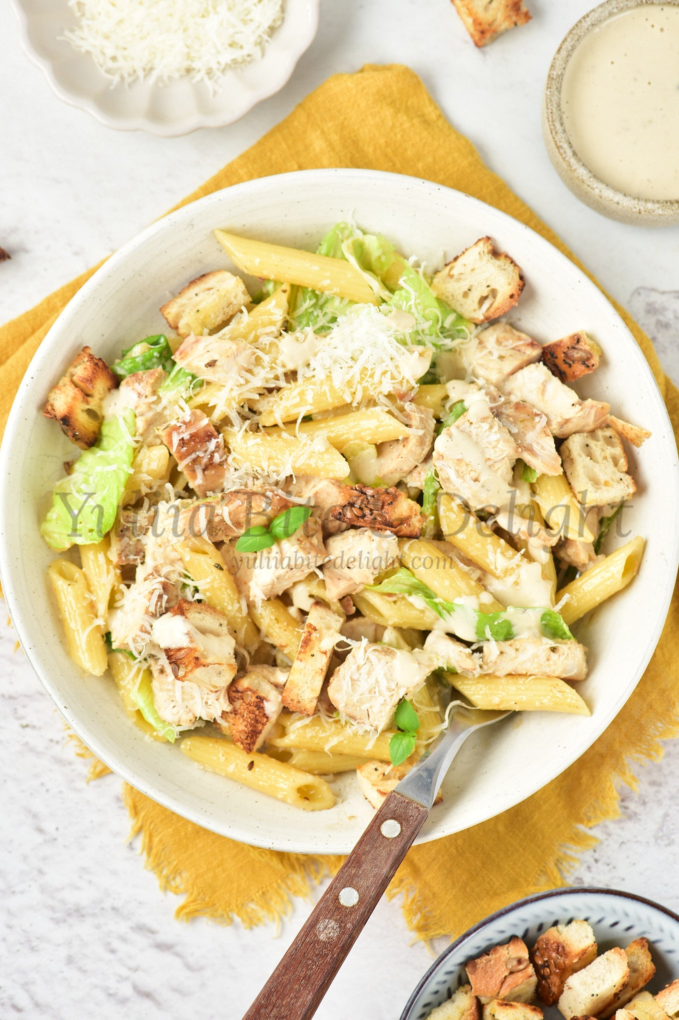 Chicken Caesar Pasta Salad - Set 1 of 5