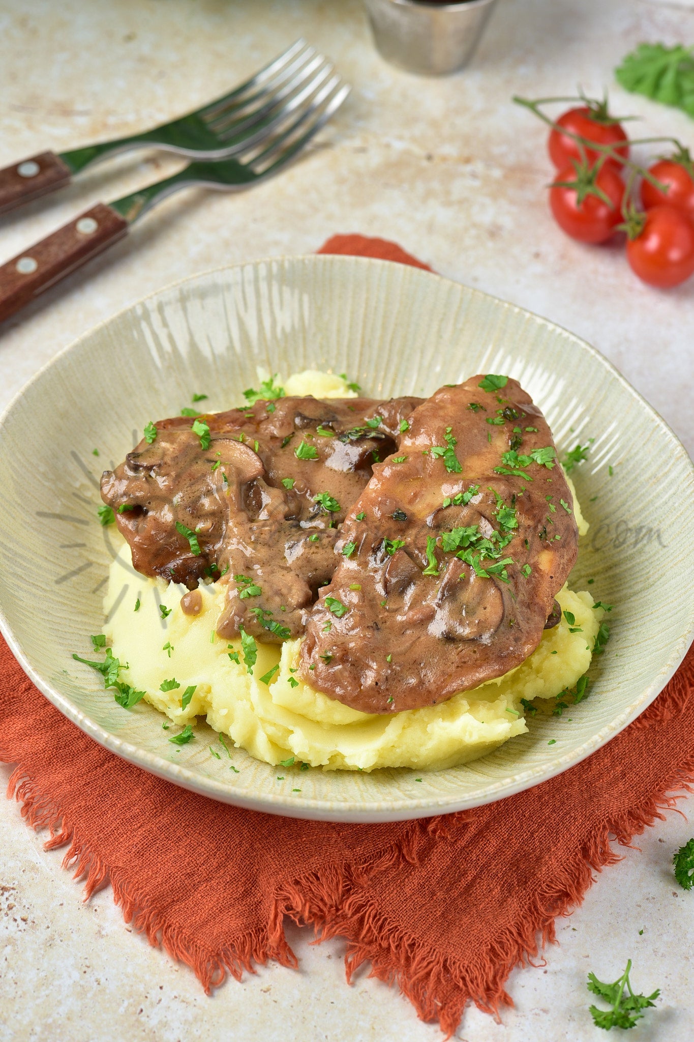 Chicken Marsala - Set 3 of 5