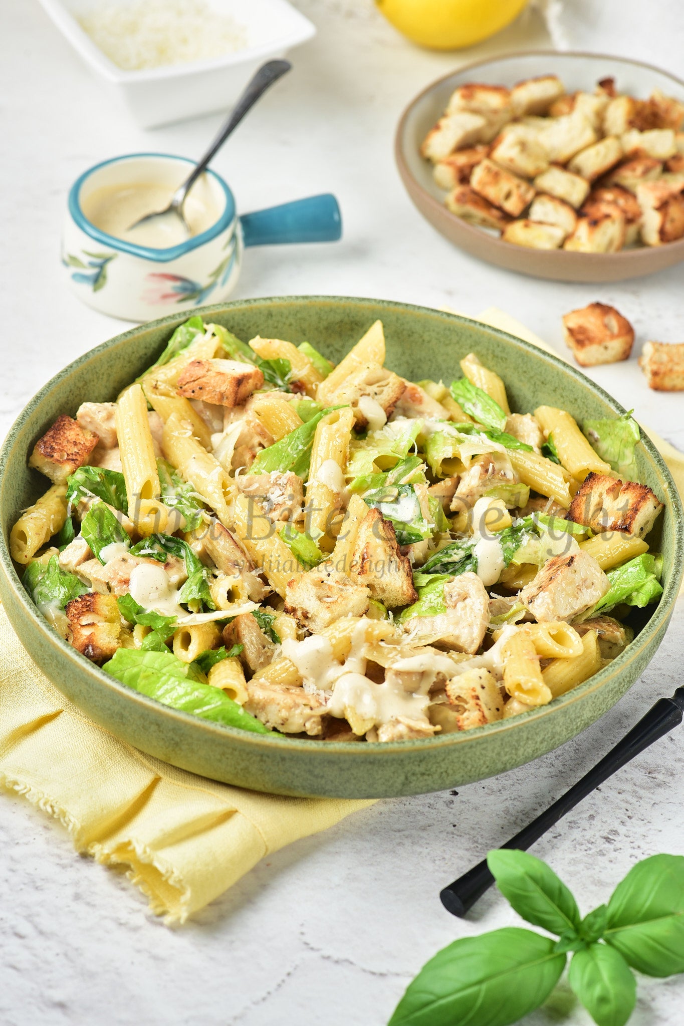 Chicken Caesar Pasta Salad - Set 3 of 5