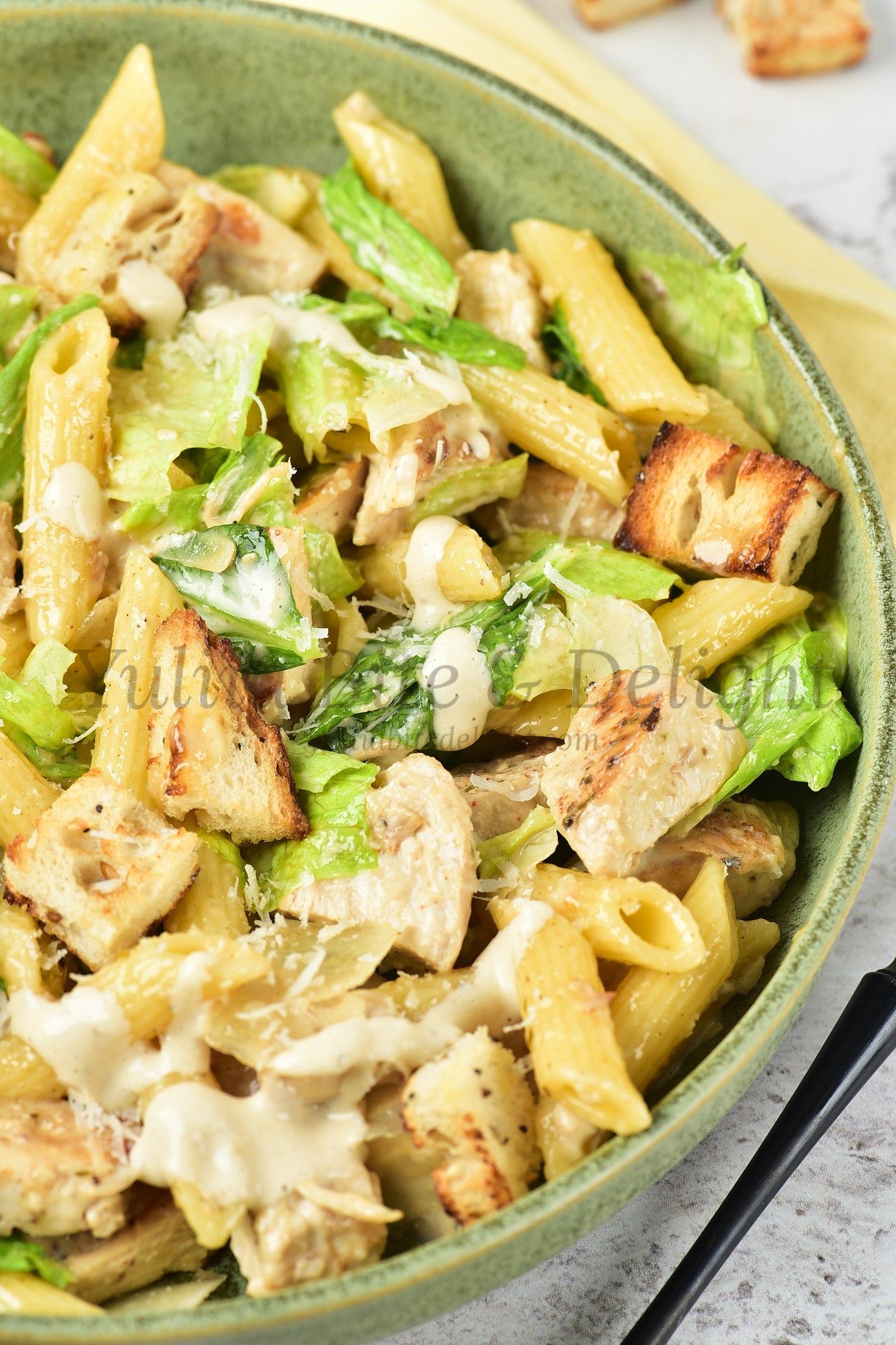 Chicken Caesar Pasta Salad - Set 3 of 5