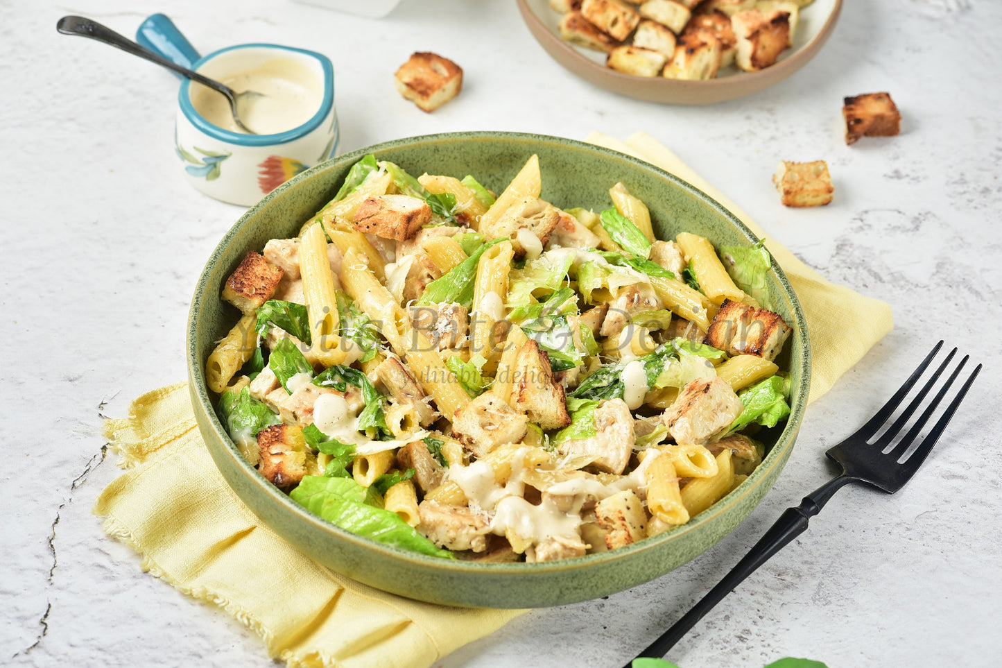 Chicken Caesar Pasta Salad - Set 3 of 5