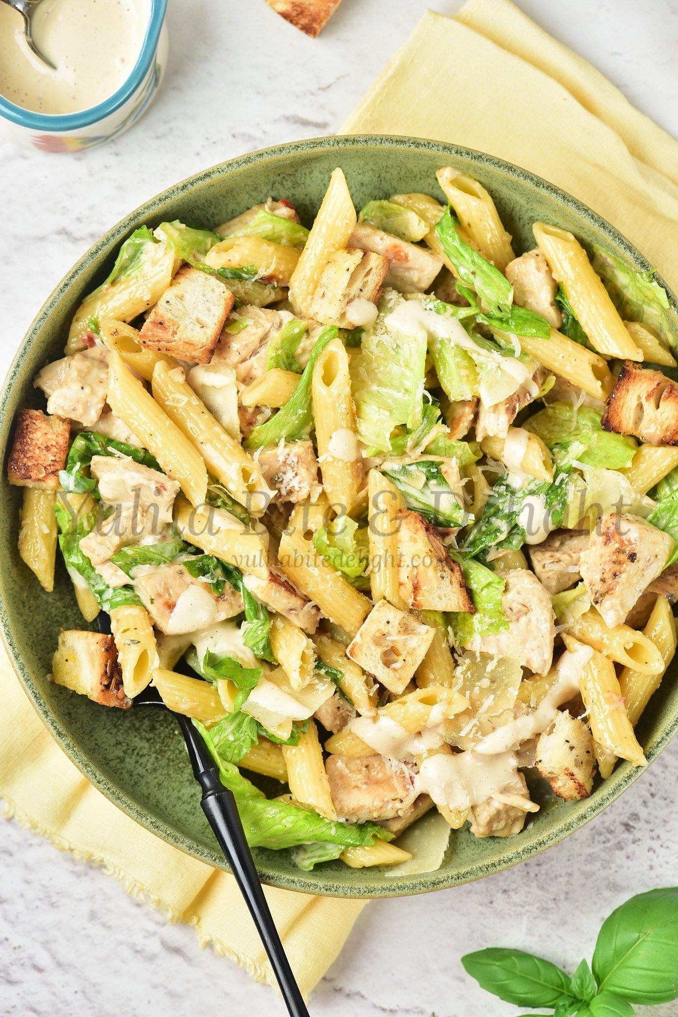 Chicken Caesar Pasta Salad - Set 3 of 5