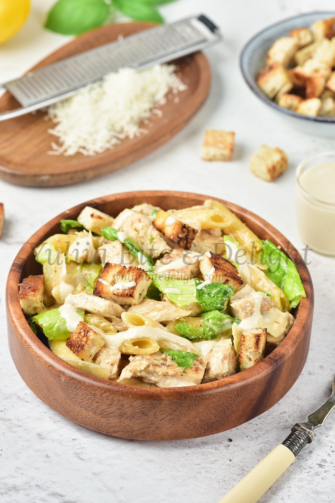 Chicken Caesar Pasta Salad - Set 4 of 5