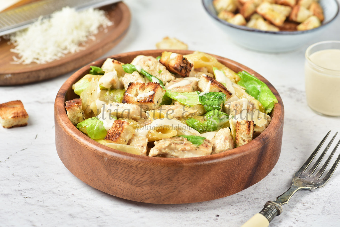 Chicken Caesar Pasta Salad - Set 4 of 5