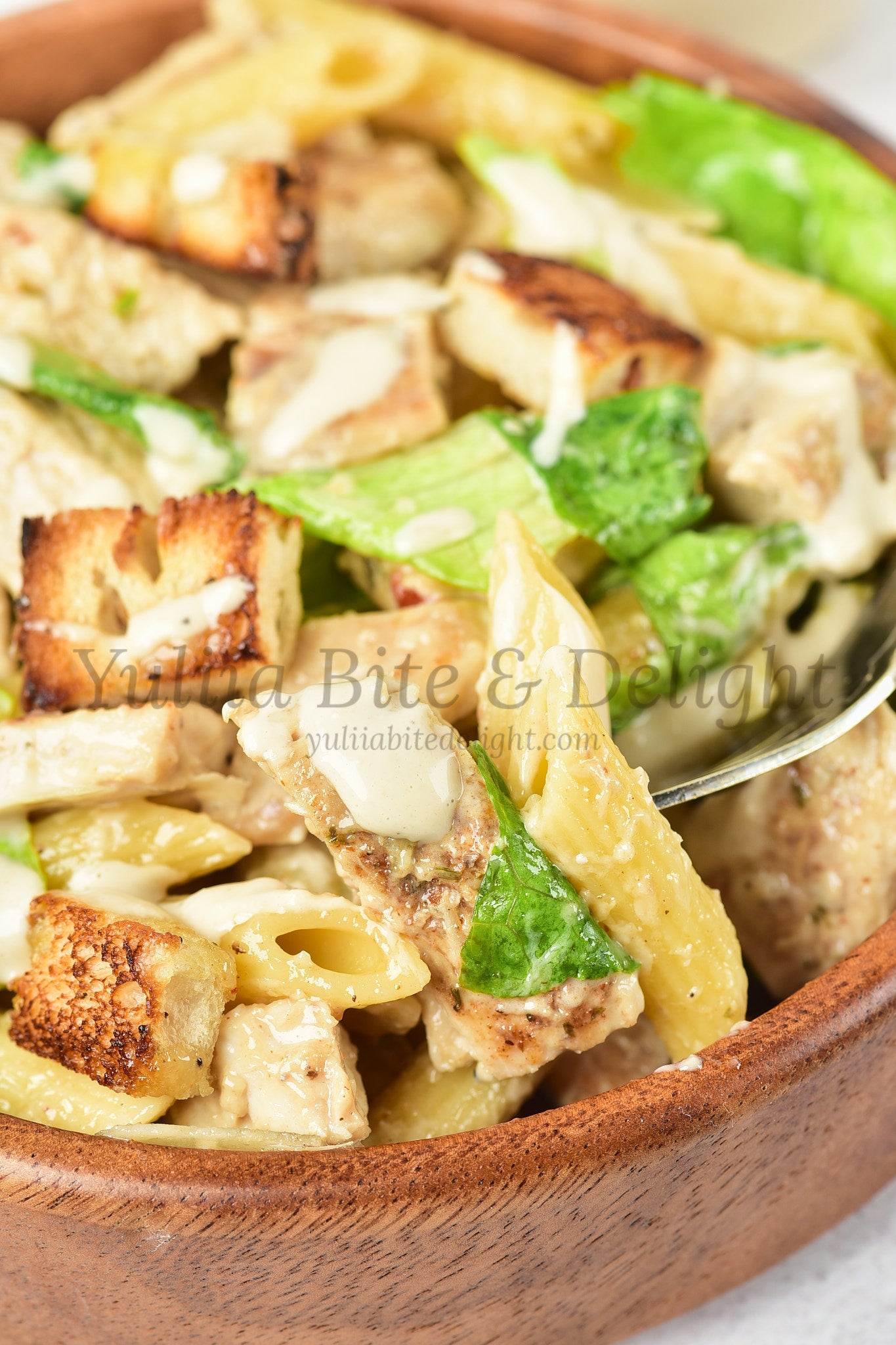Chicken Caesar Pasta Salad - Set 4 of 5