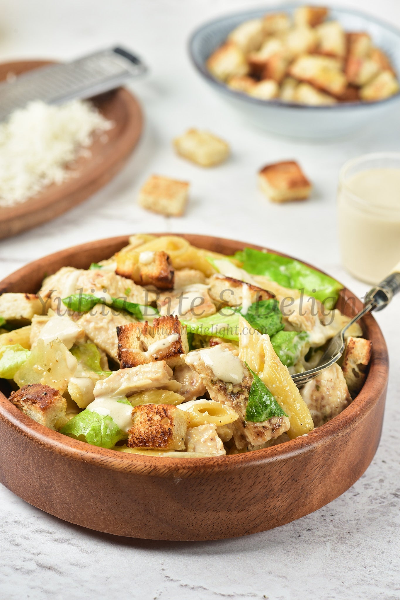 Chicken Caesar Pasta Salad - Set 4 of 5