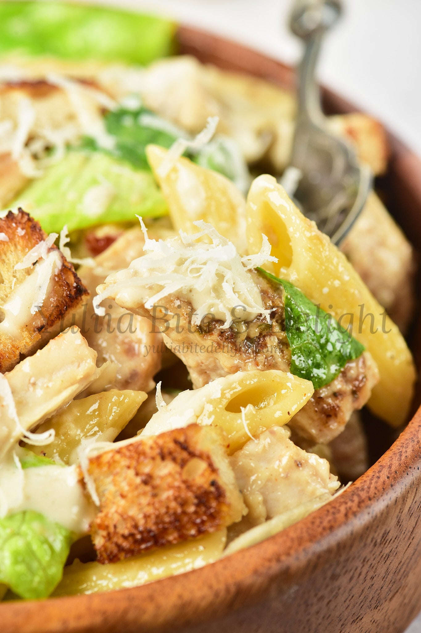 Chicken Caesar Pasta Salad - Set 4 of 5