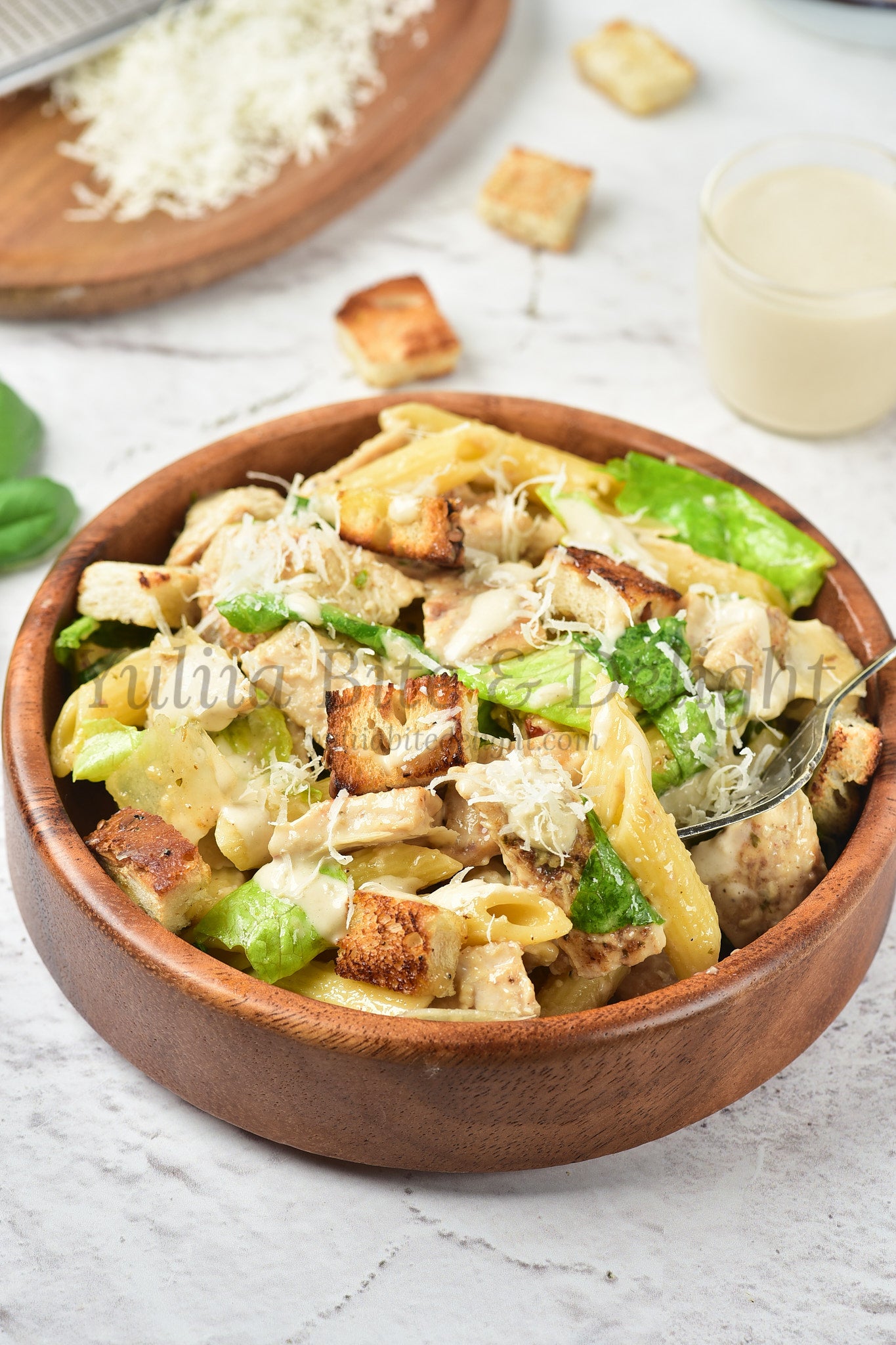 Chicken Caesar Pasta Salad - Set 4 of 5