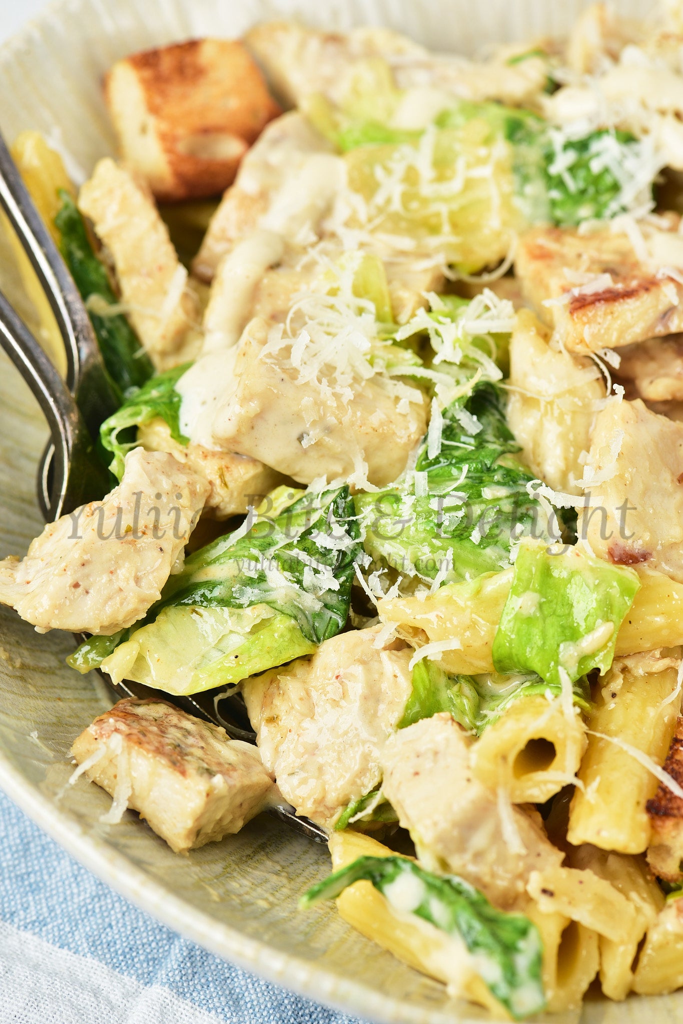 Chicken Caesar Pasta Salad - Set 5 of 5