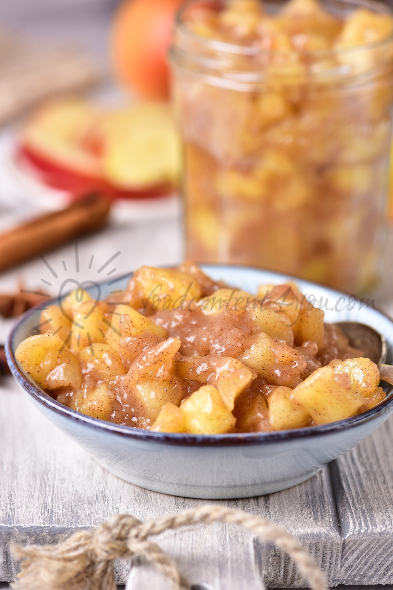 Apple Pie Filling - Set 4 of 5