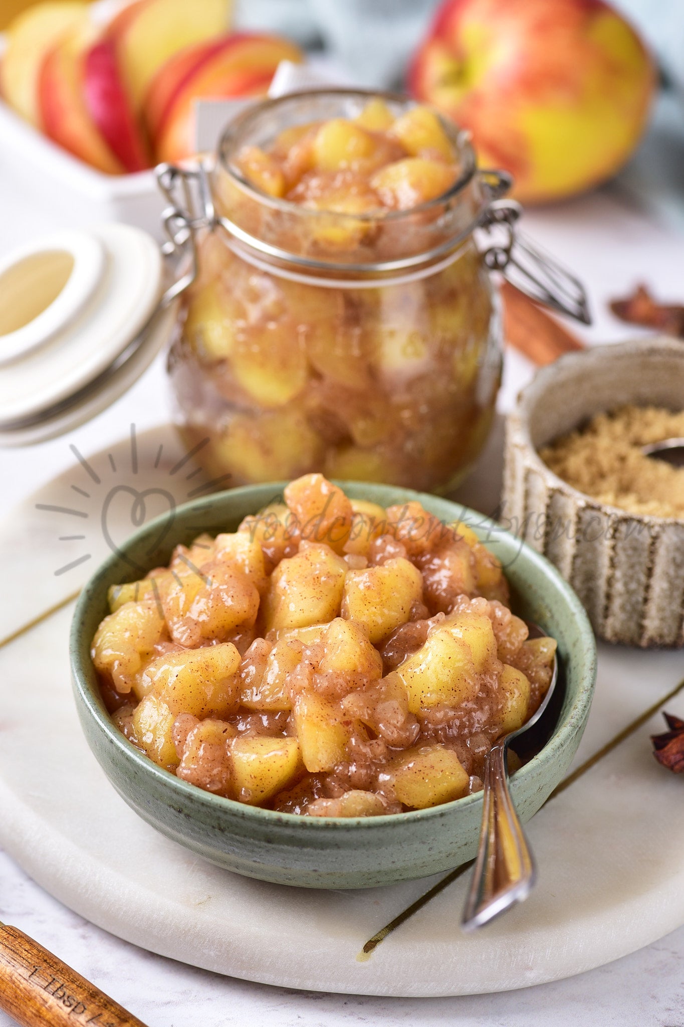 Apple Pie Filling - Set 5 of 5