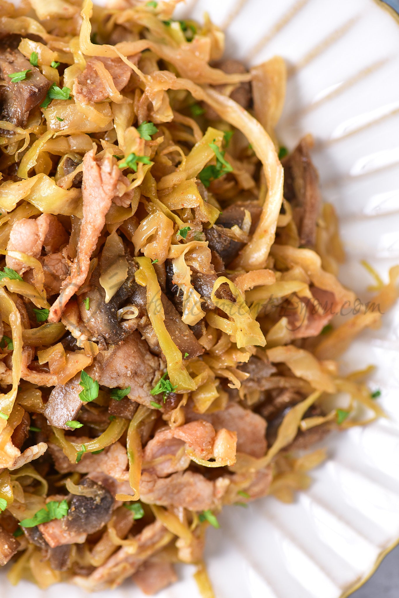 Southern-style Braised Cabbage with Mushrooms - Set 2 of 5