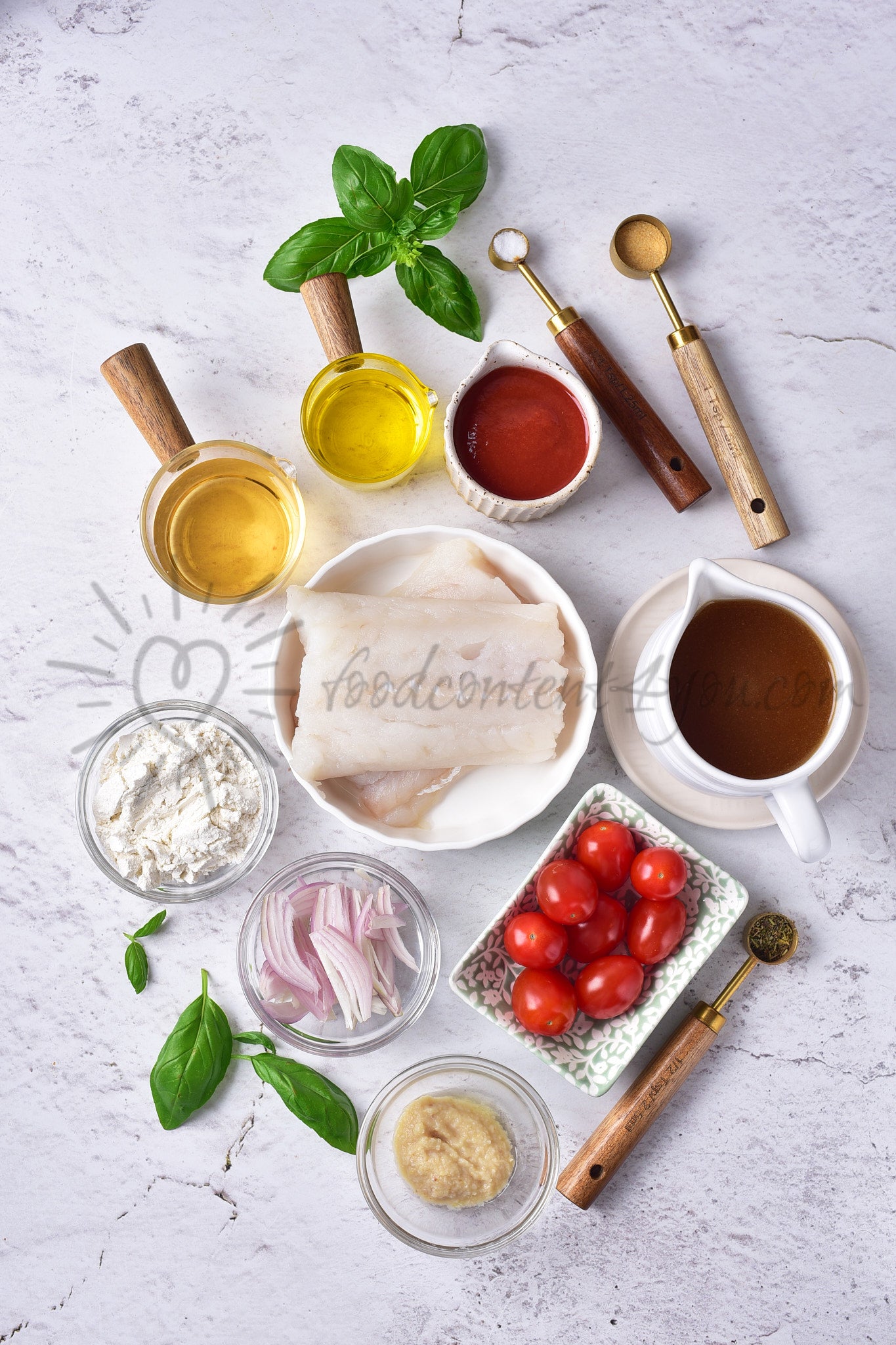 Tomato Basil Cod - Set 3 of 5