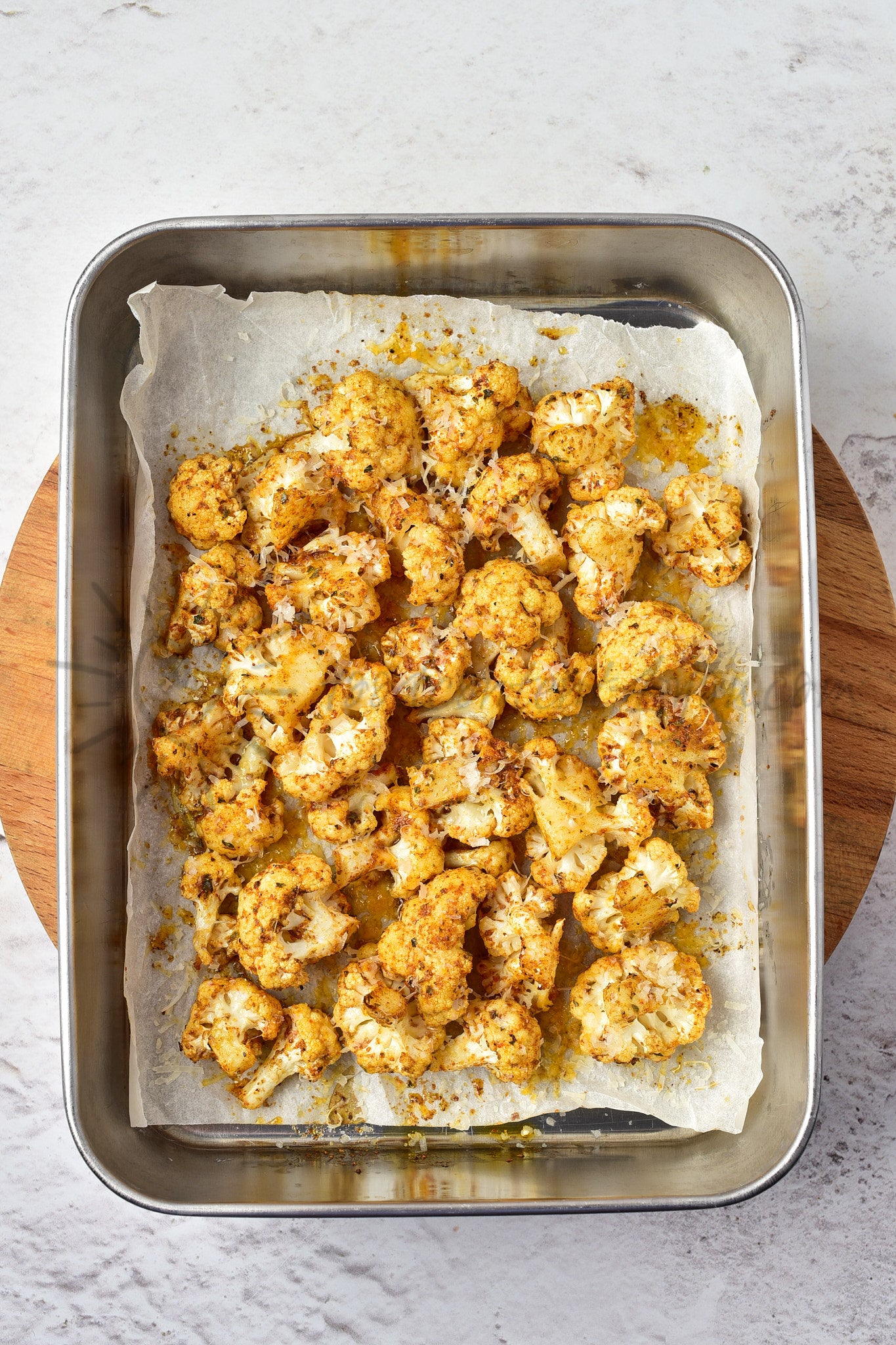 Parmesan Roasted Cauliflower and Blue Cheese Salad