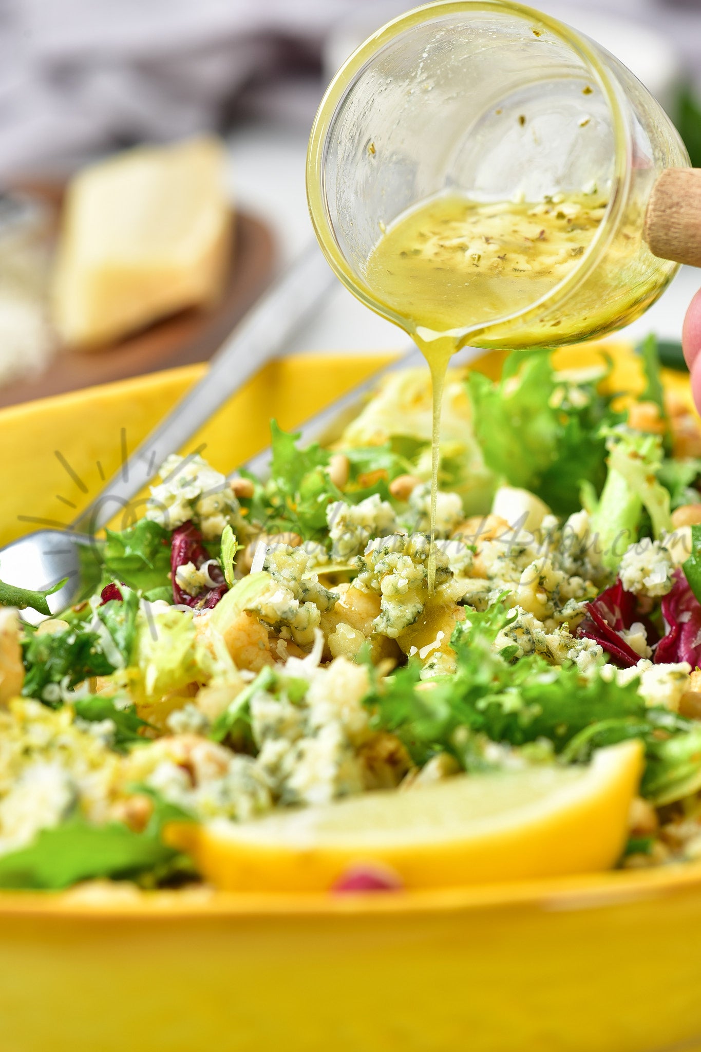 Parmesan Roasted Cauliflower and Blue Cheese Salad