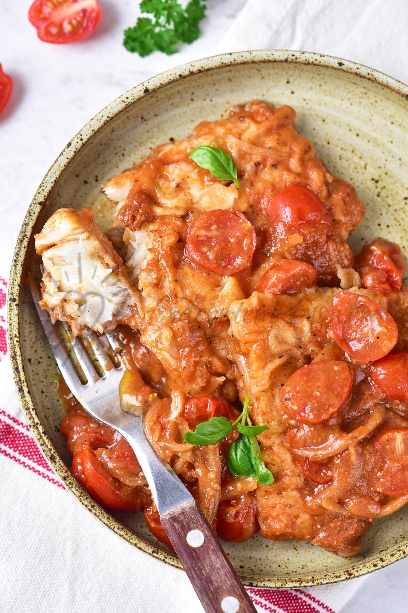 Tomato Basil Cod - Set 1 of 5