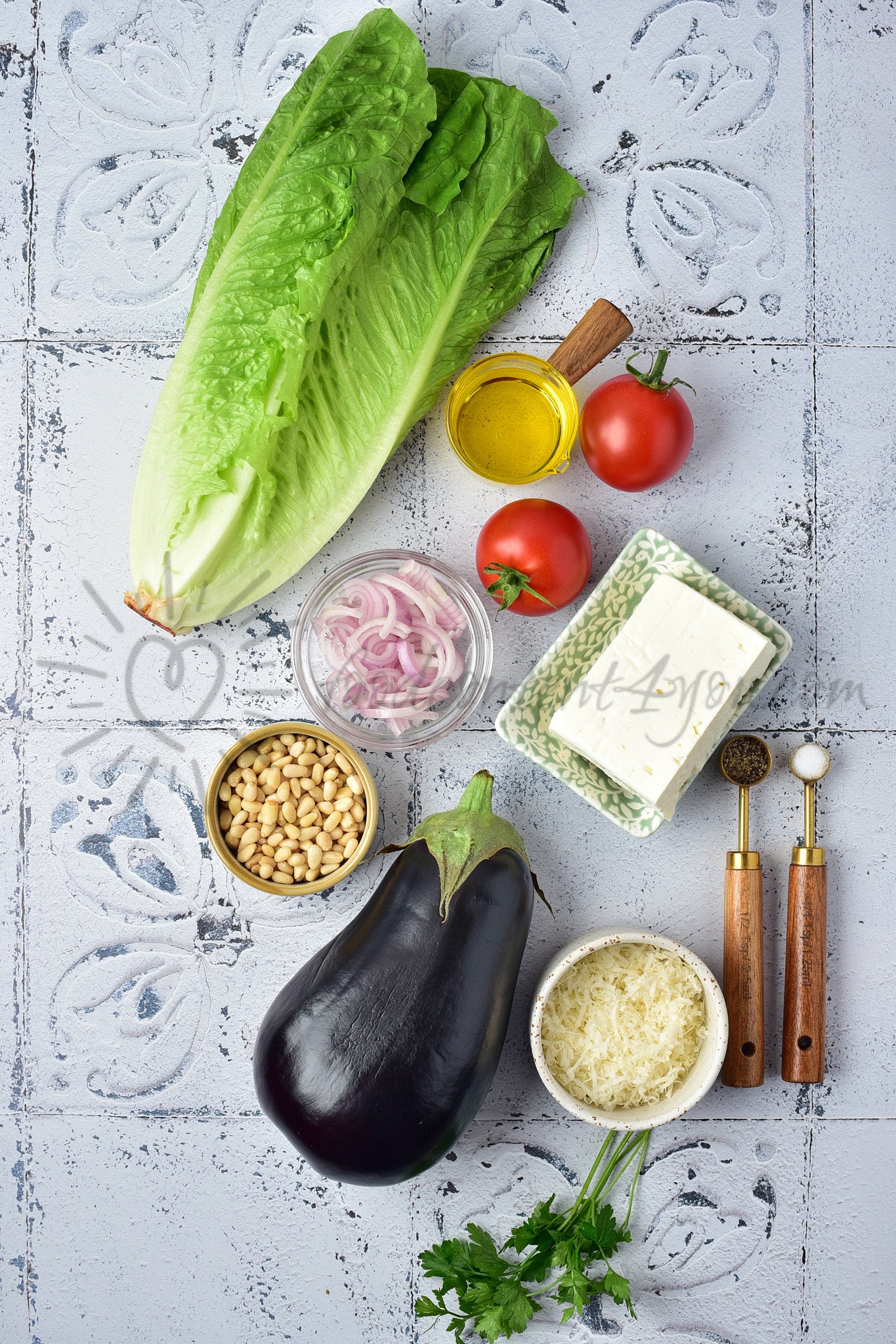 Roasted Aubergine Salad