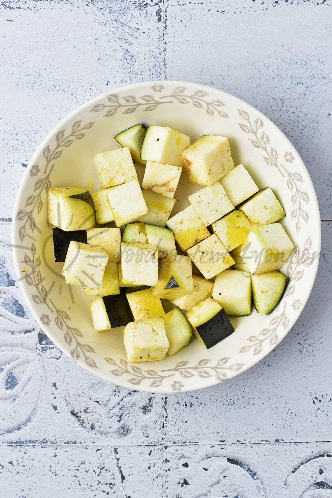 Roasted Aubergine Salad