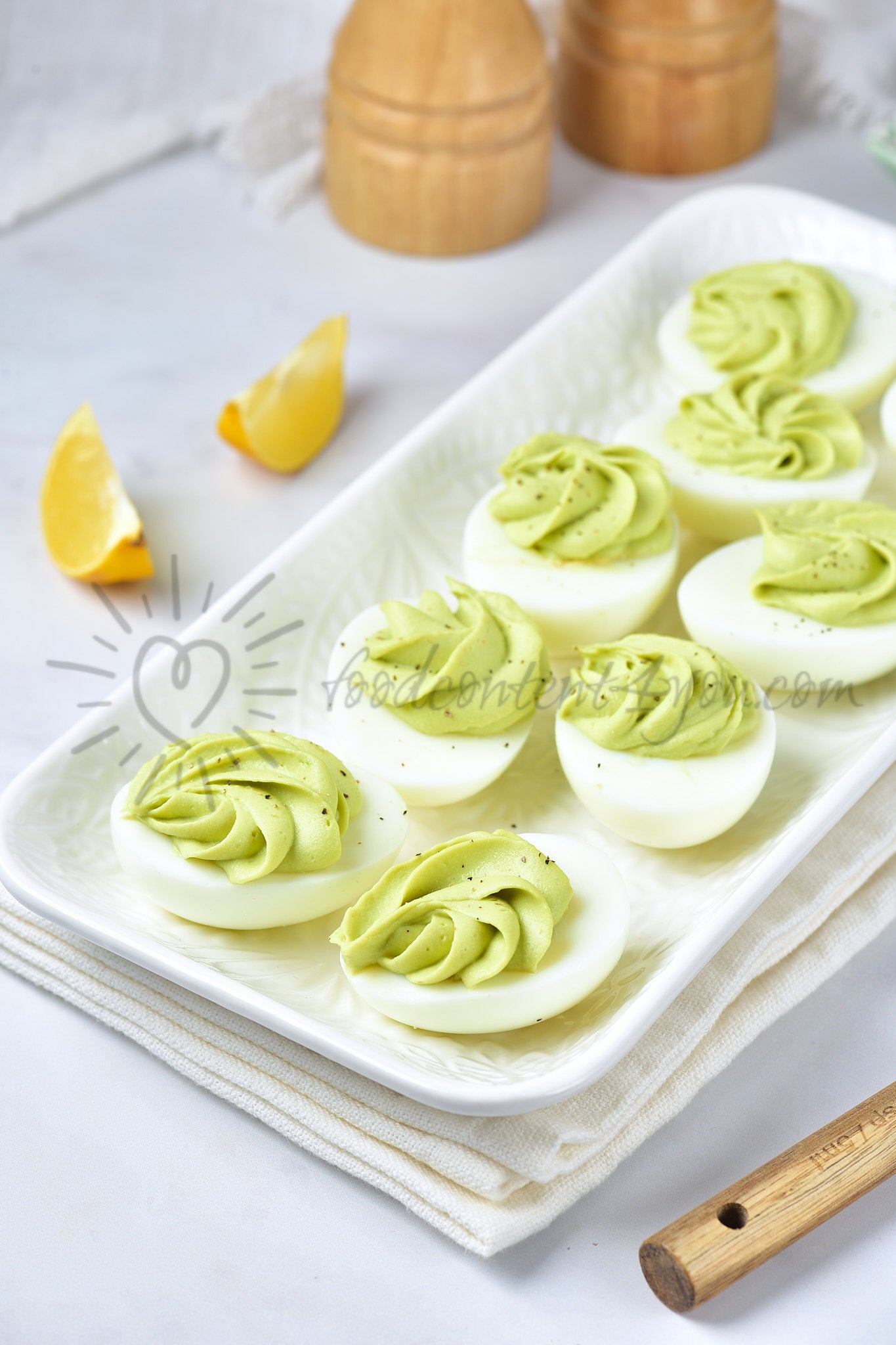 Avocado Deviled Eggs - Set 1 of 5