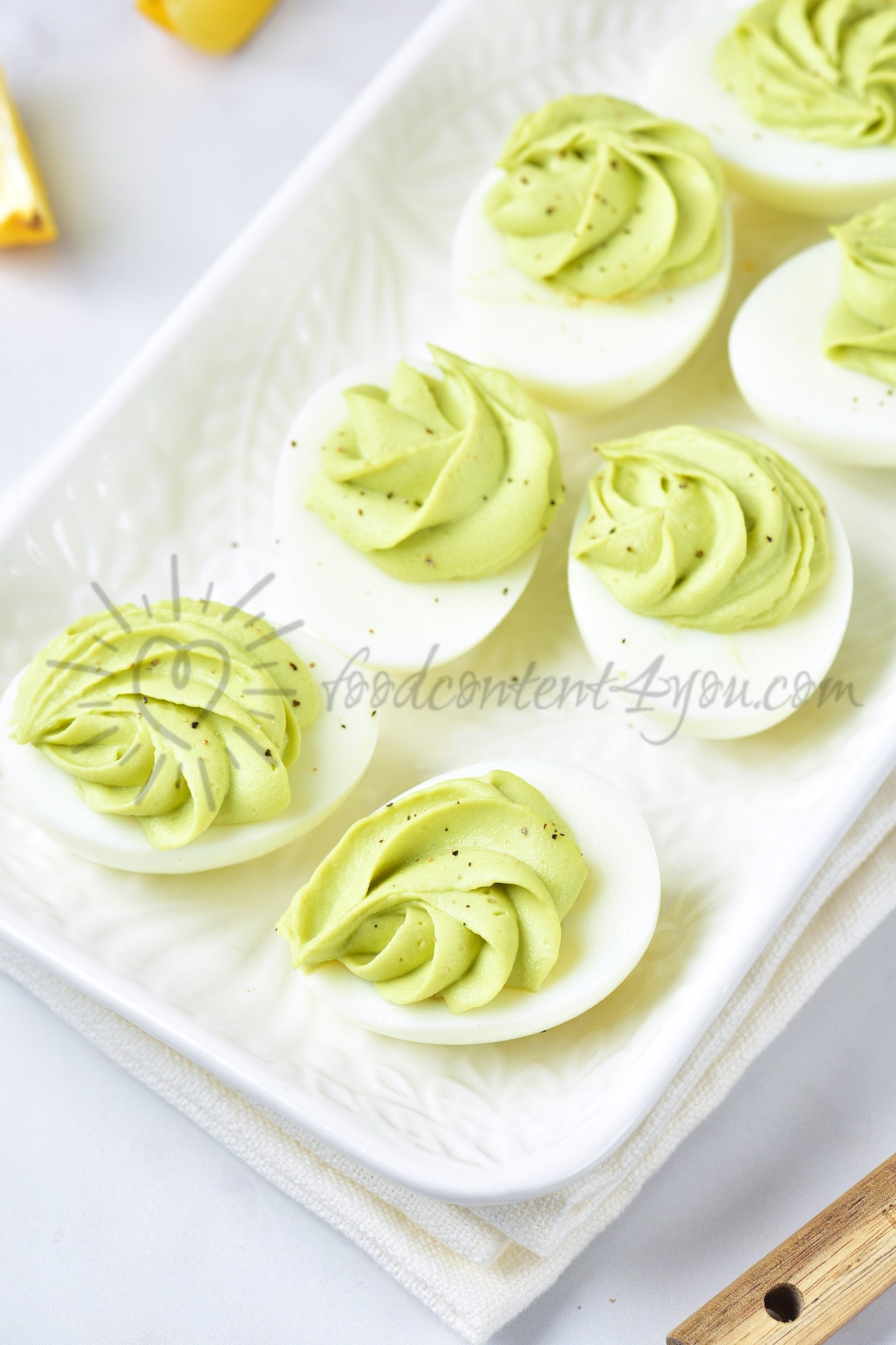 Avocado Deviled Eggs - Set 1 of 5