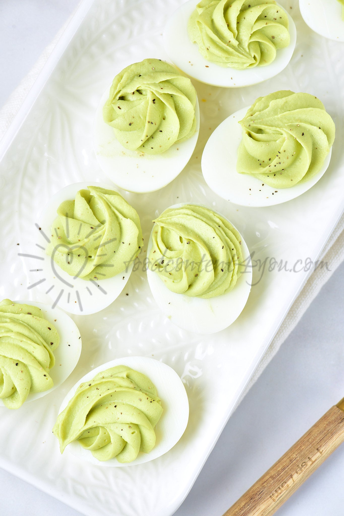Avocado Deviled Eggs - Set 1 of 5