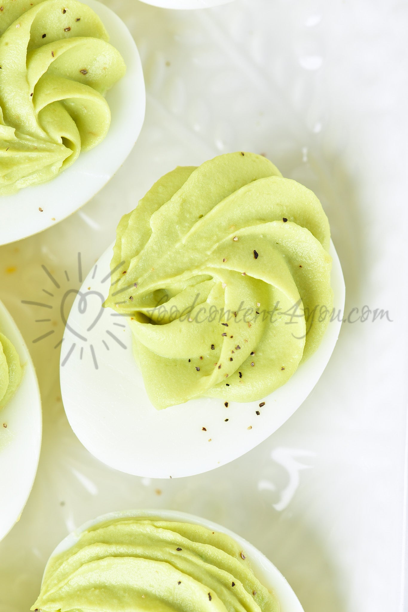 Avocado Deviled Eggs - Set 1 of 5