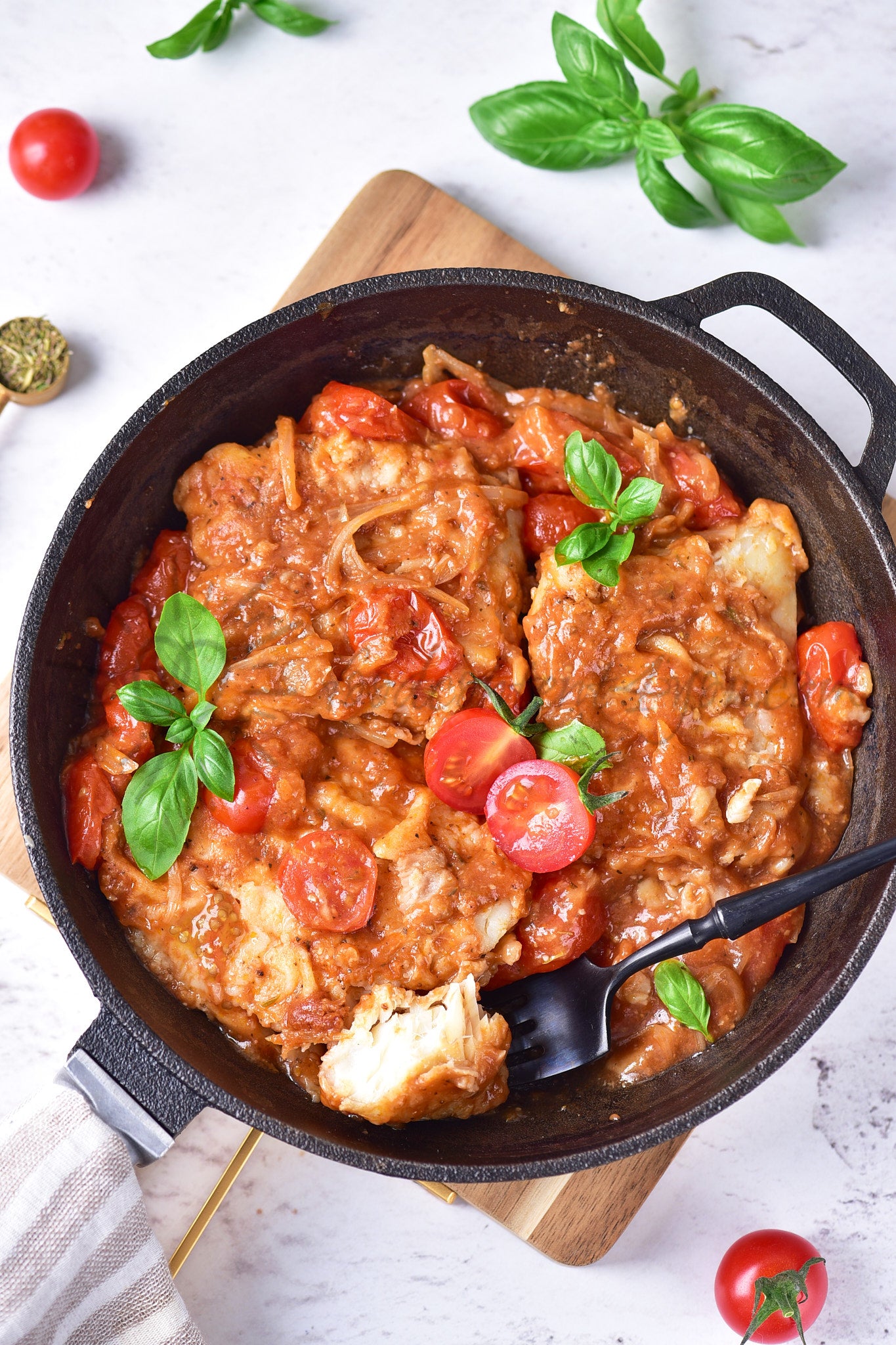 Tomato Basil Cod - Set 3 of 5
