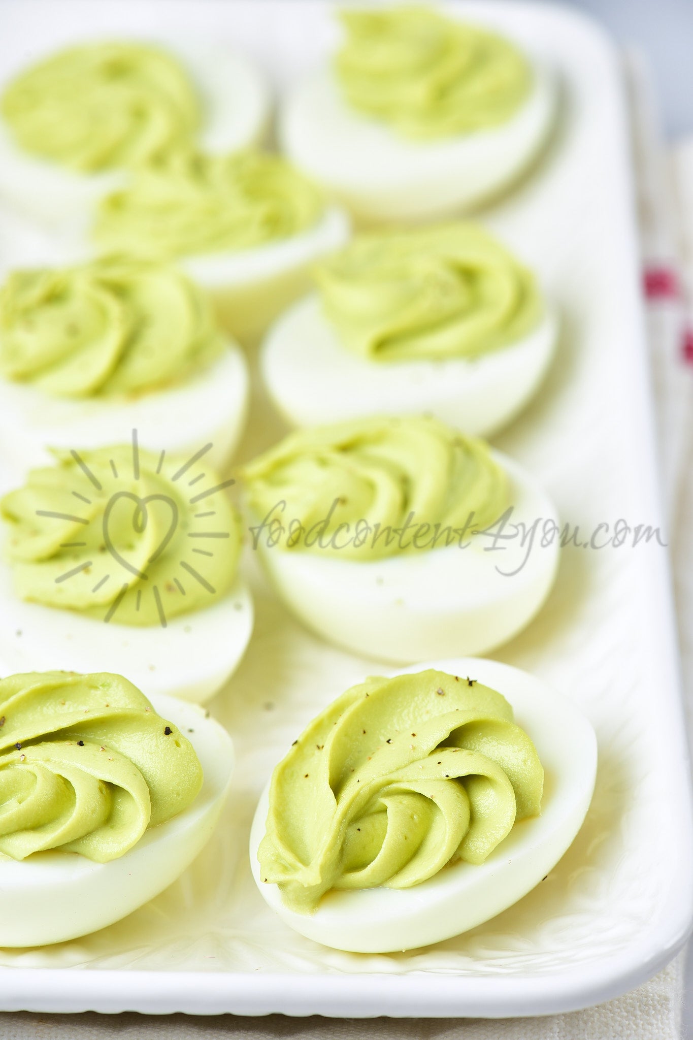 Avocado Deviled Eggs - Set 1 of 5