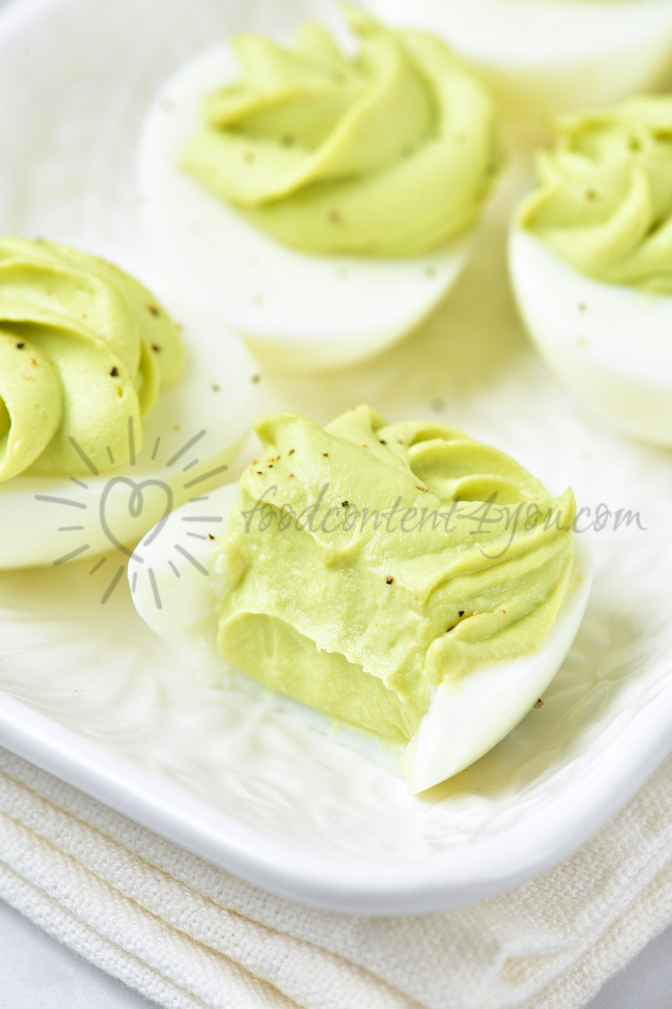 Avocado Deviled Eggs - Set 1 of 5
