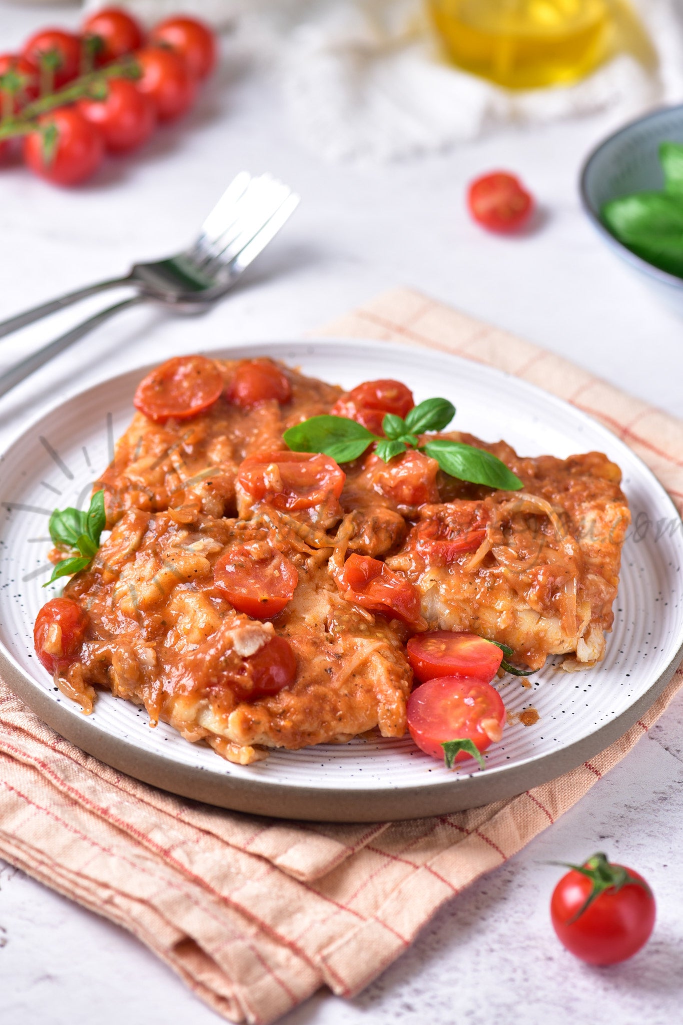 Tomato Basil Cod - Set 4 of 5