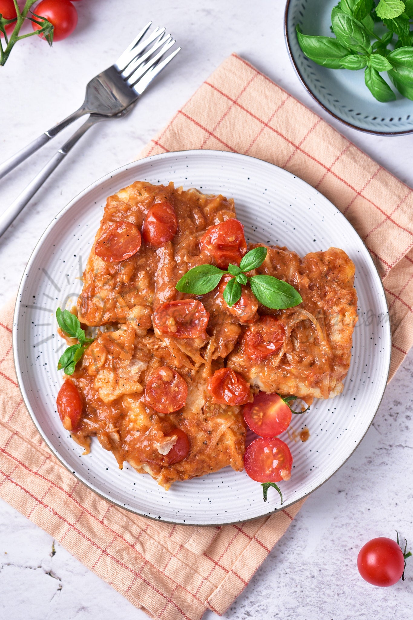 Tomato Basil Cod - Set 4 of 5