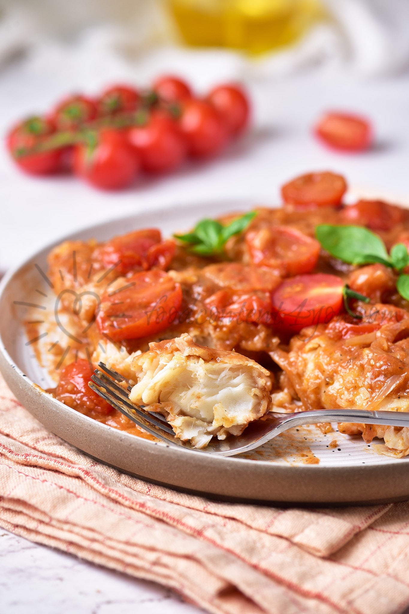 Tomato Basil Cod - Set 4 of 5