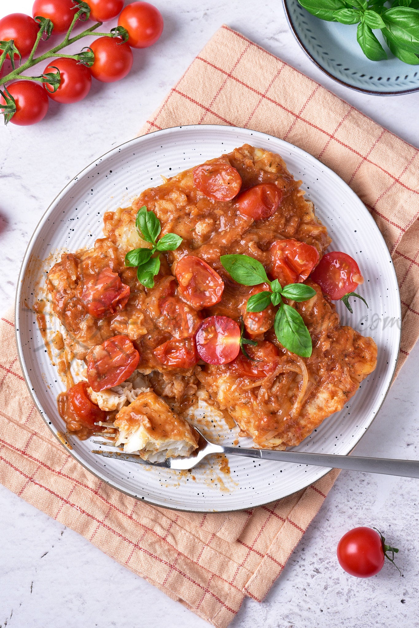 Tomato Basil Cod - Set 4 of 5
