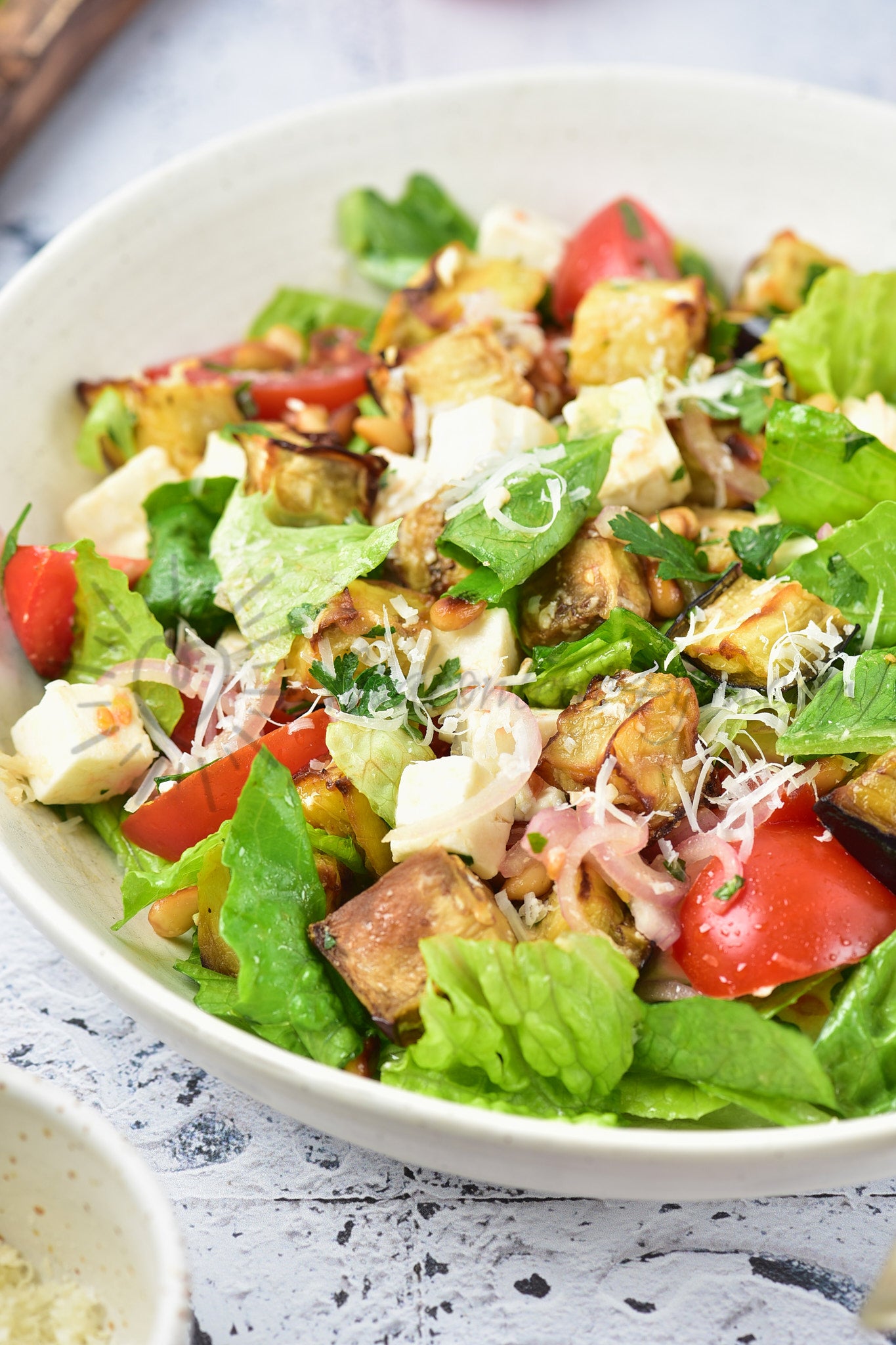 Roasted Aubergine Salad