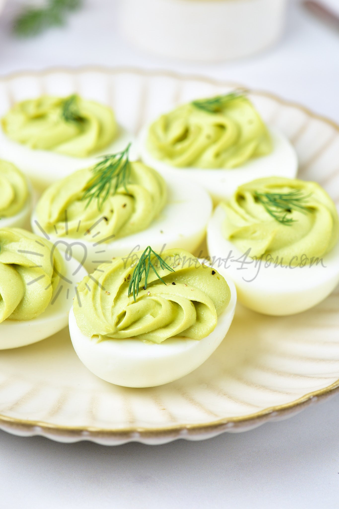 Avocado Deviled Eggs - Set 3 of 5