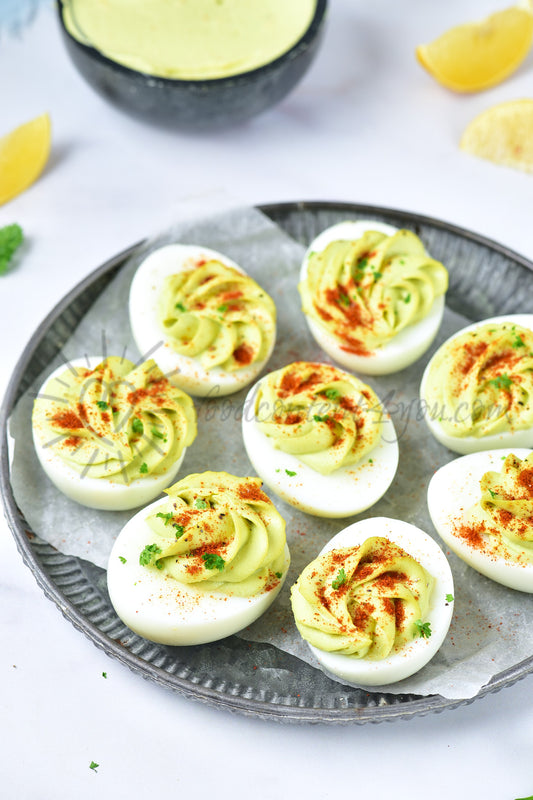 Avocado Deviled Eggs - Set 5 of 5
