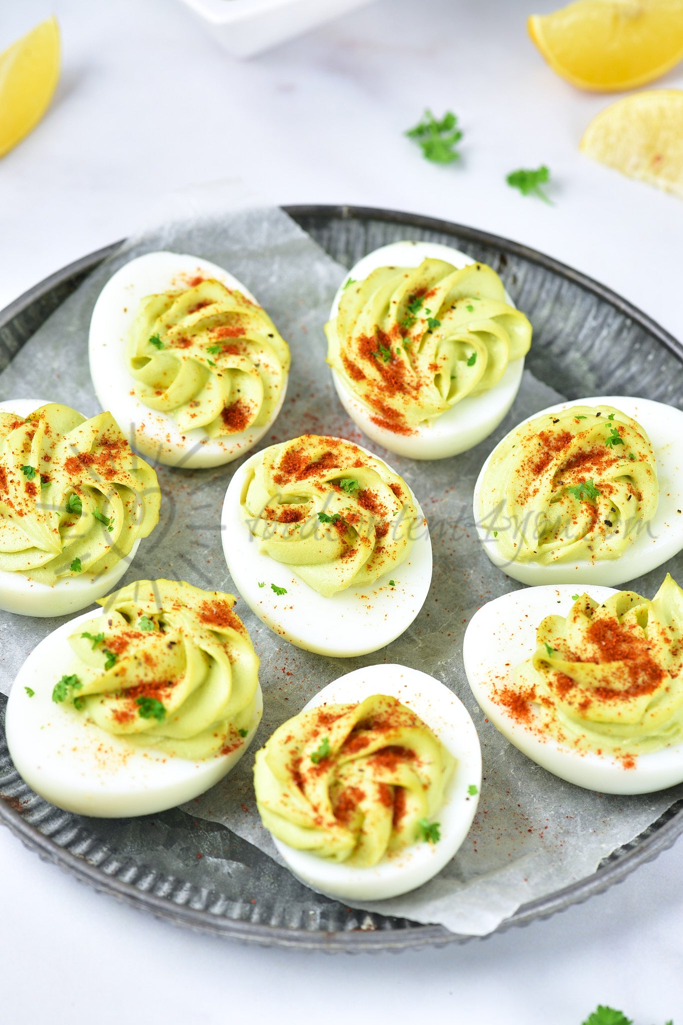 Avocado Deviled Eggs - Set 5 of 5