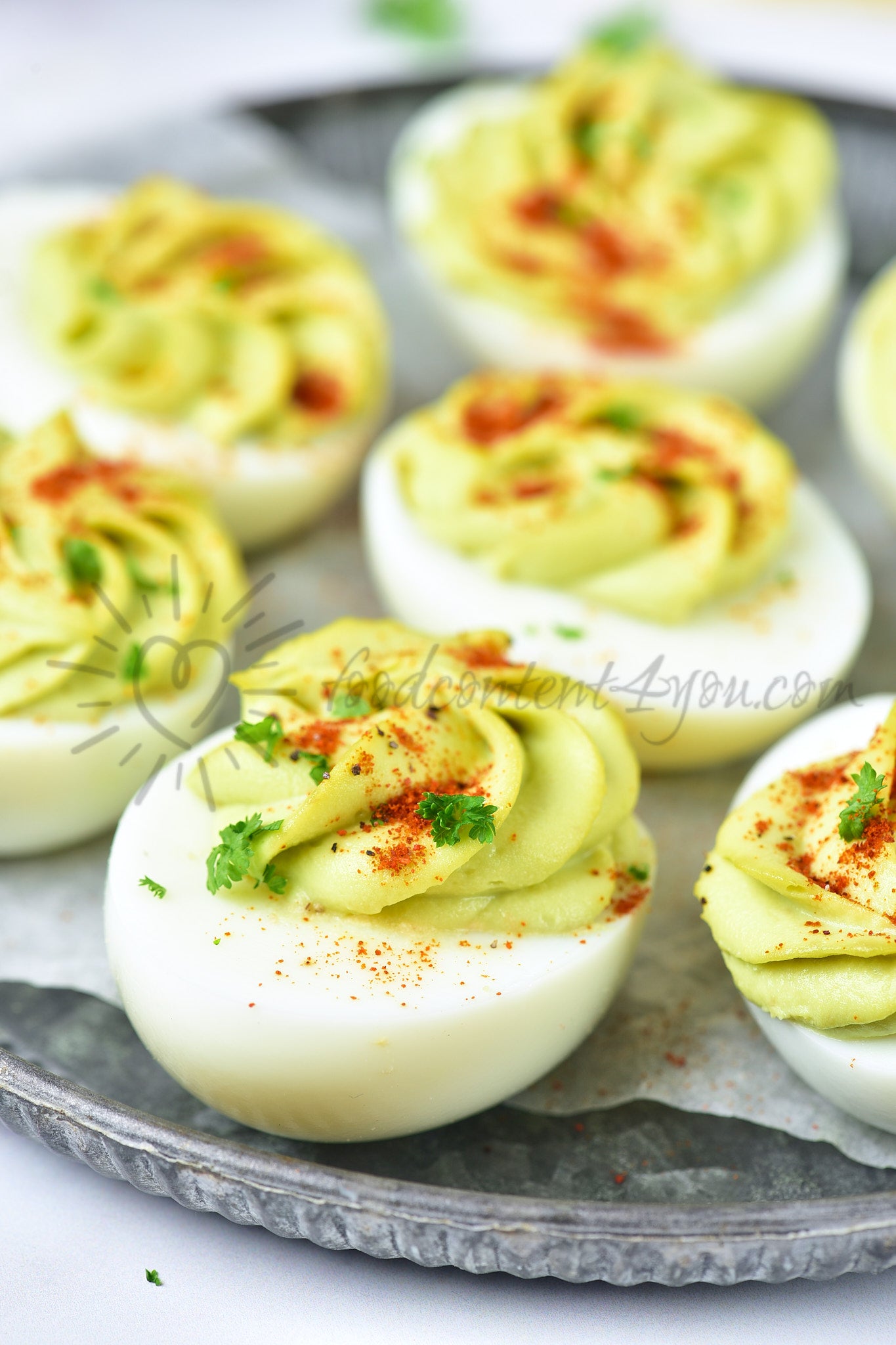 Avocado Deviled Eggs - Set 5 of 5