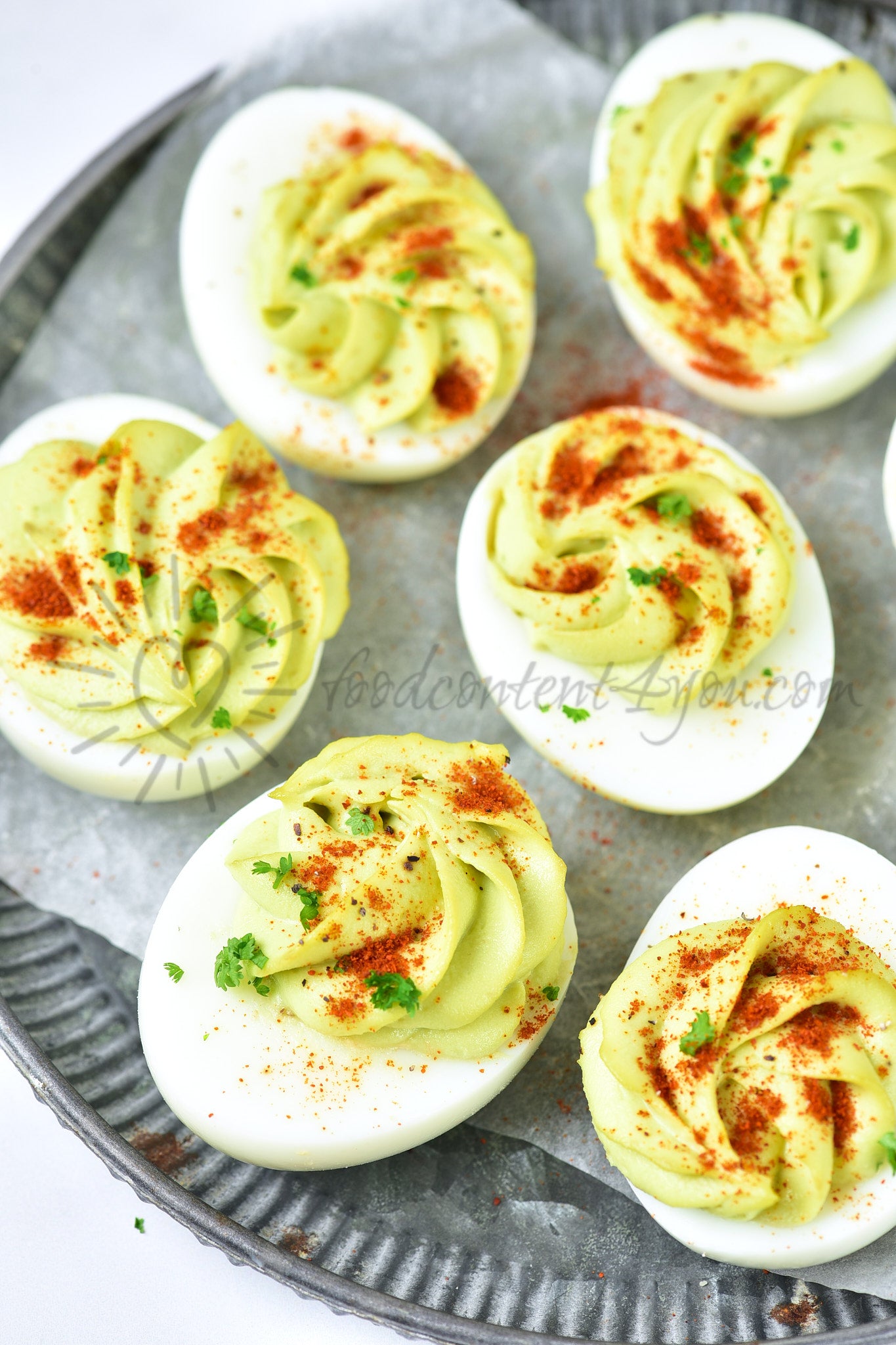 Avocado Deviled Eggs - Set 5 of 5