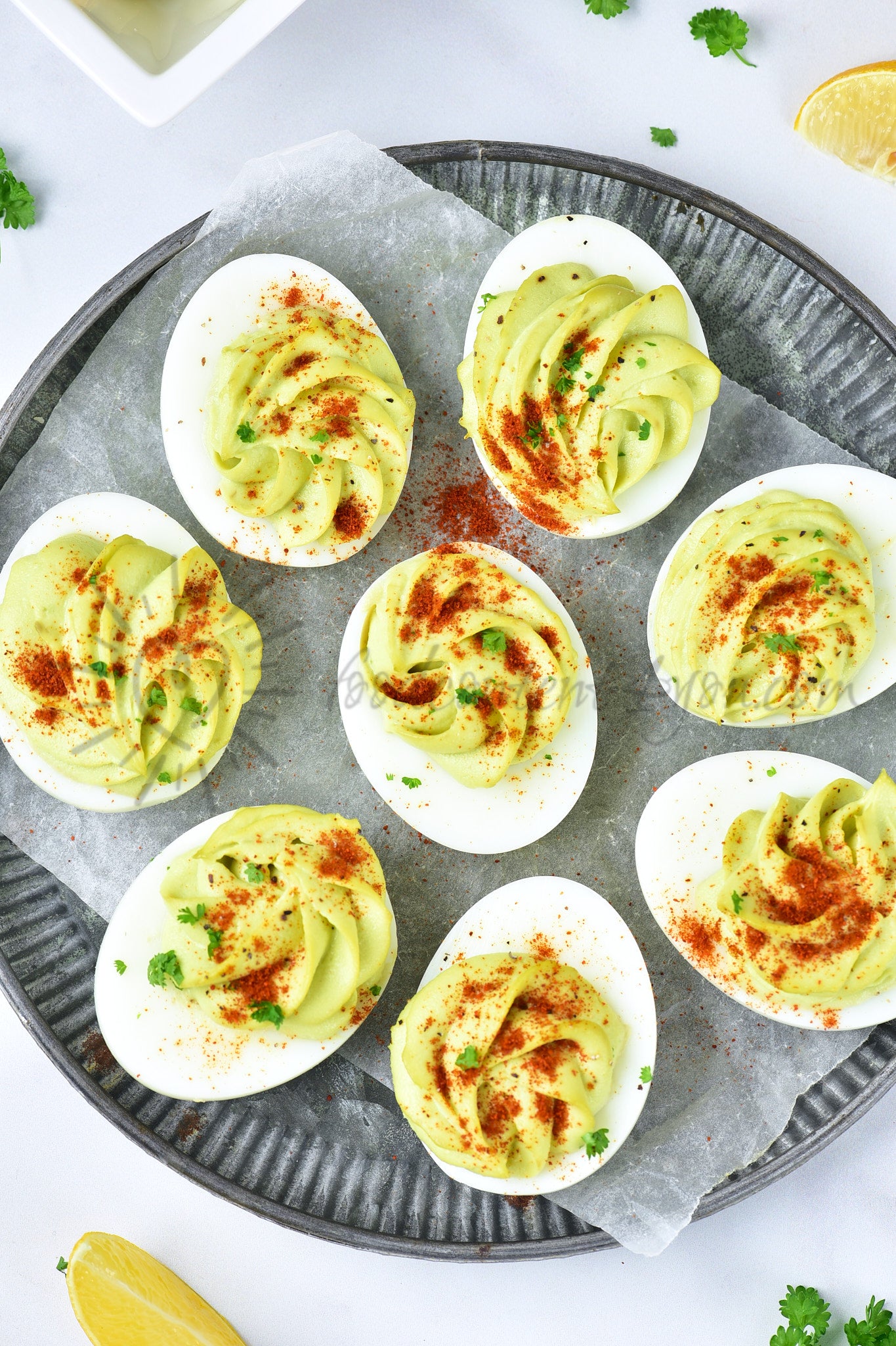Avocado Deviled Eggs - Set 5 of 5