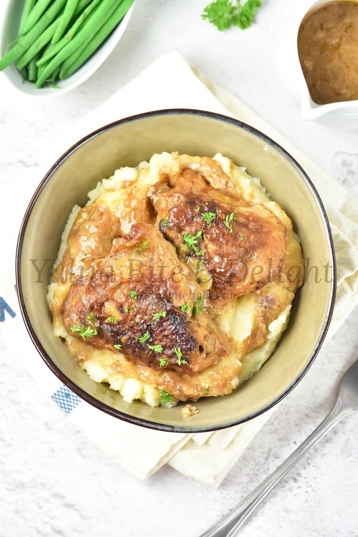 Smothered Chicken - Set 4 of 5