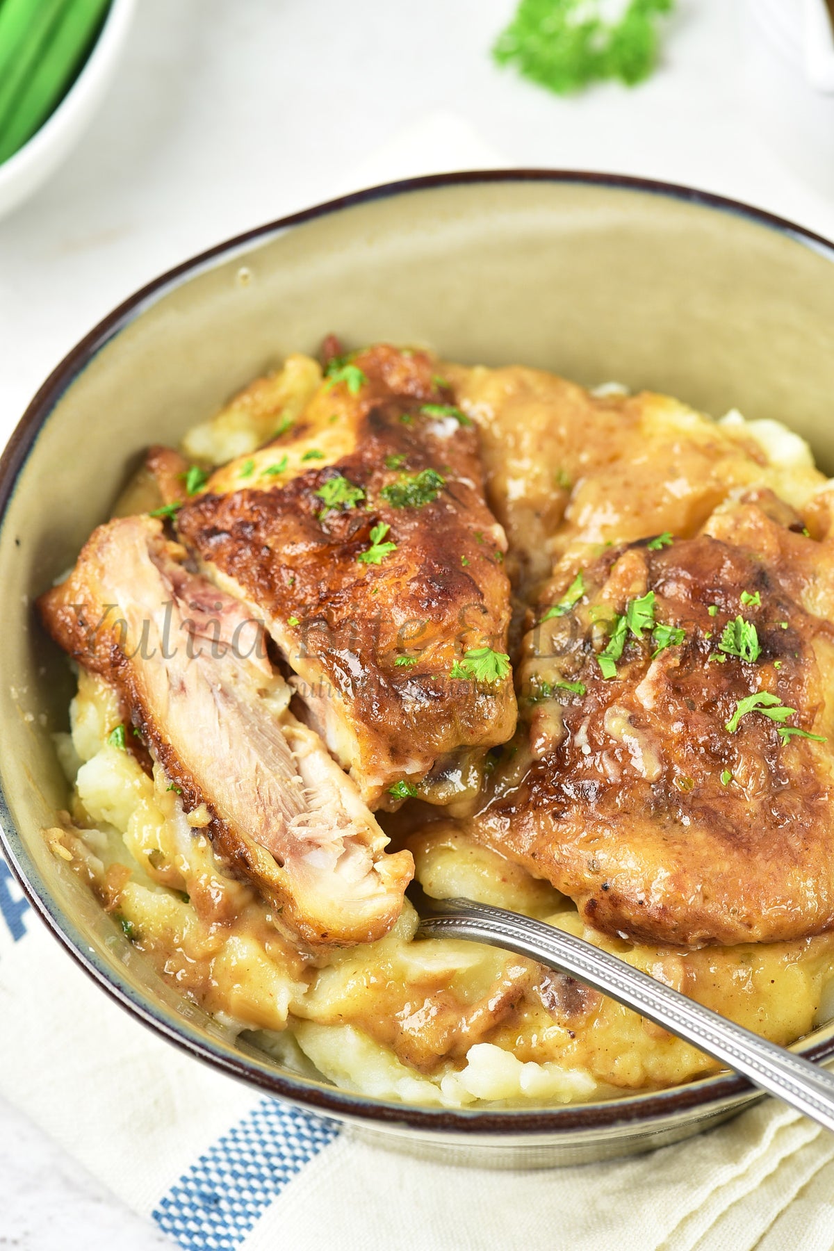 Smothered Chicken - Set 4 of 5